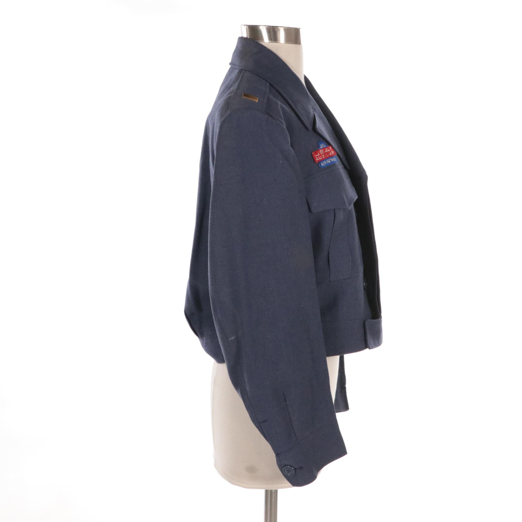 Korean War Era US Air Force Civil Air Patrol Blue 84 Eisenhower Jacket