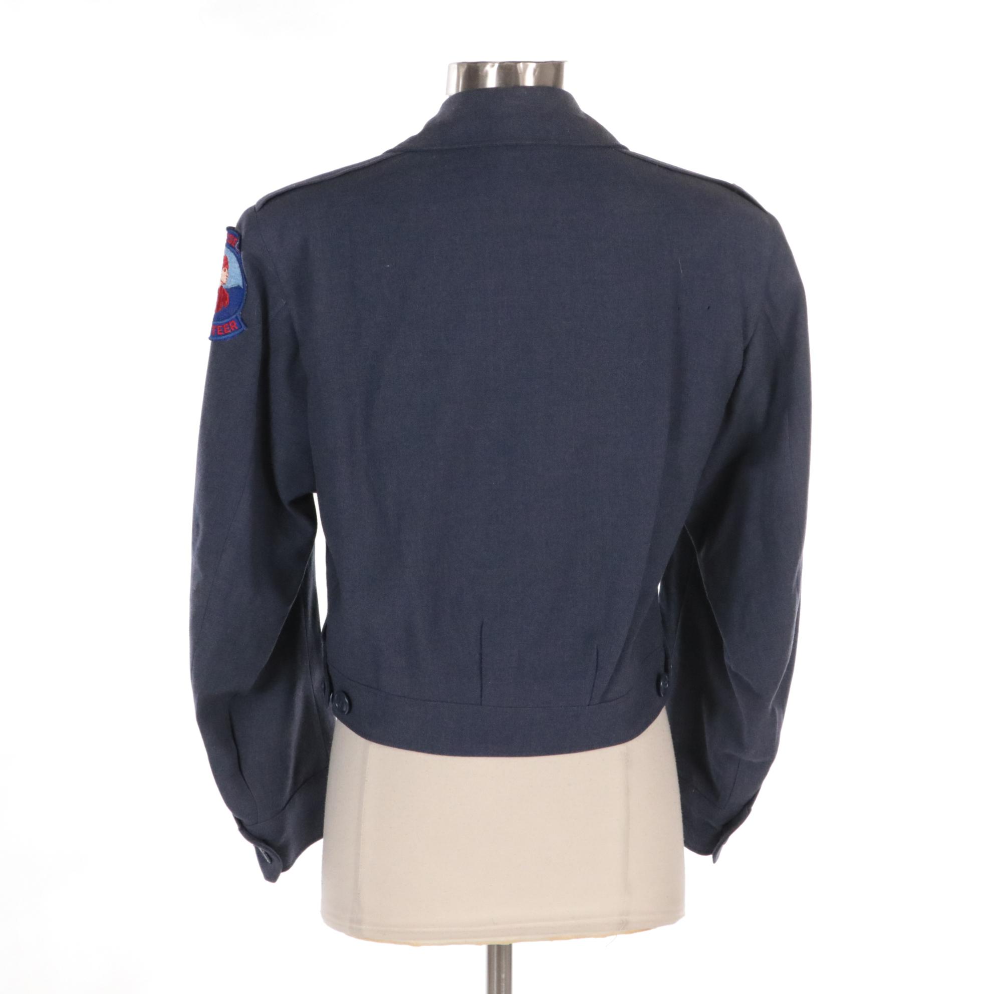 Korean War Era US Air Force Civil Air Patrol Blue 84 Eisenhower Jacket