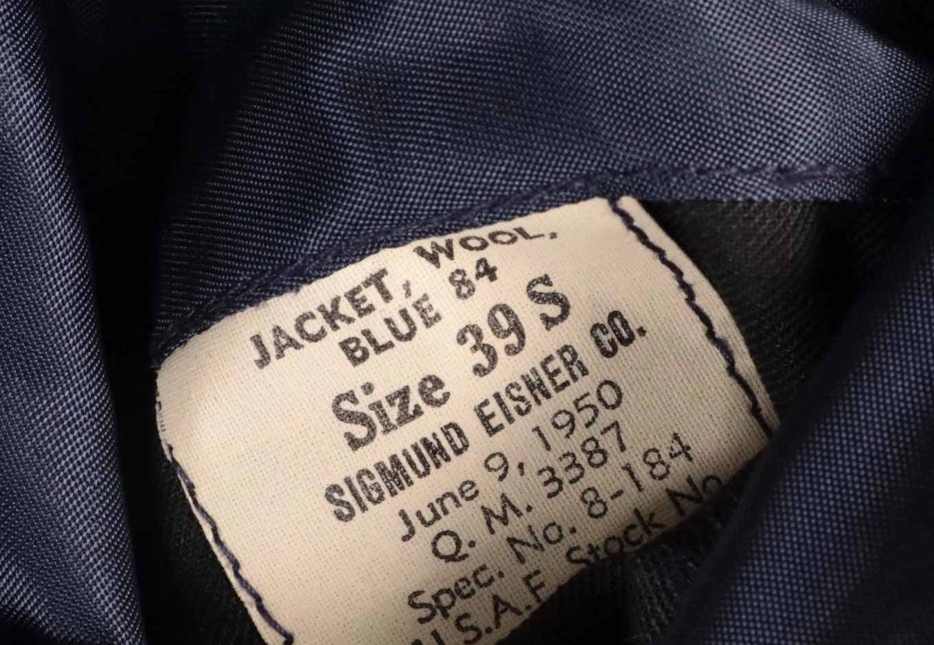 Korean War Era US Air Force Civil Air Patrol Blue 84 Eisenhower Jacket