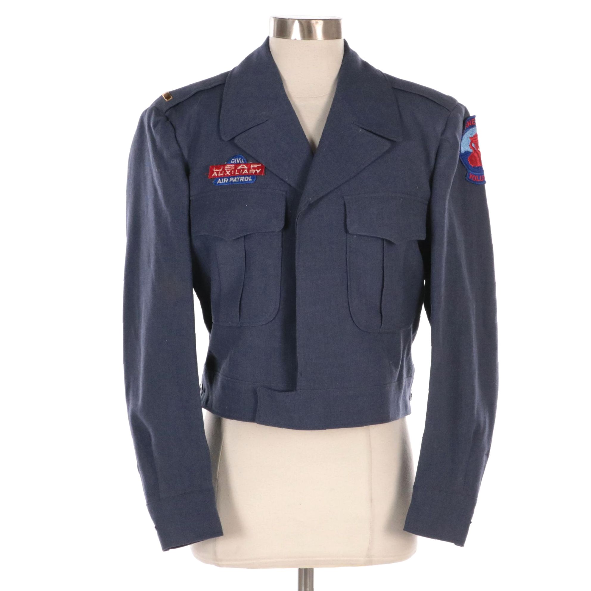 Korean War Era US Air Force Civil Air Patrol Blue 84 Eisenhower Jacket