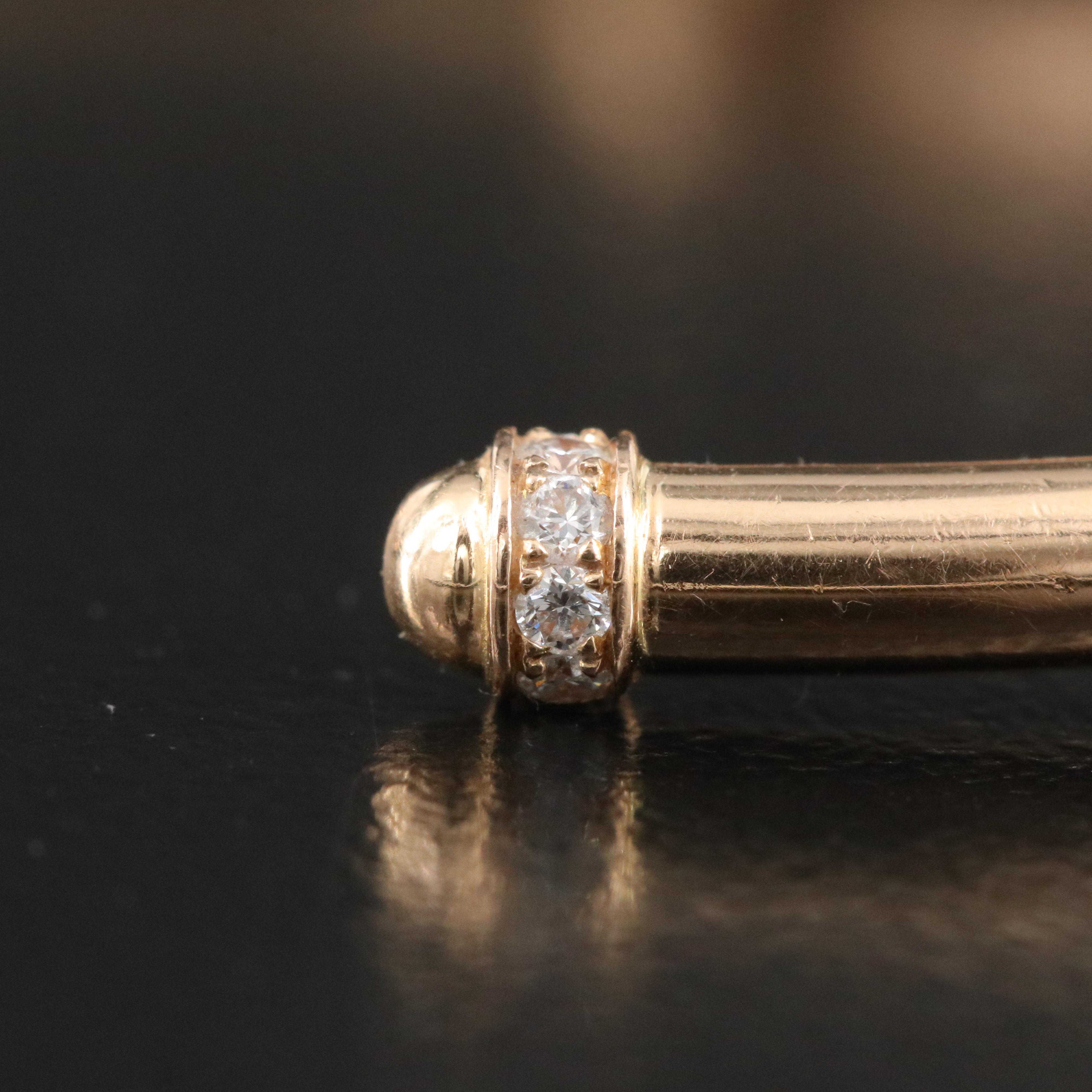 Tiffany & Co. Infinity 18K 0.48 CTW Diamond Rose Gold Cuff Bracelet