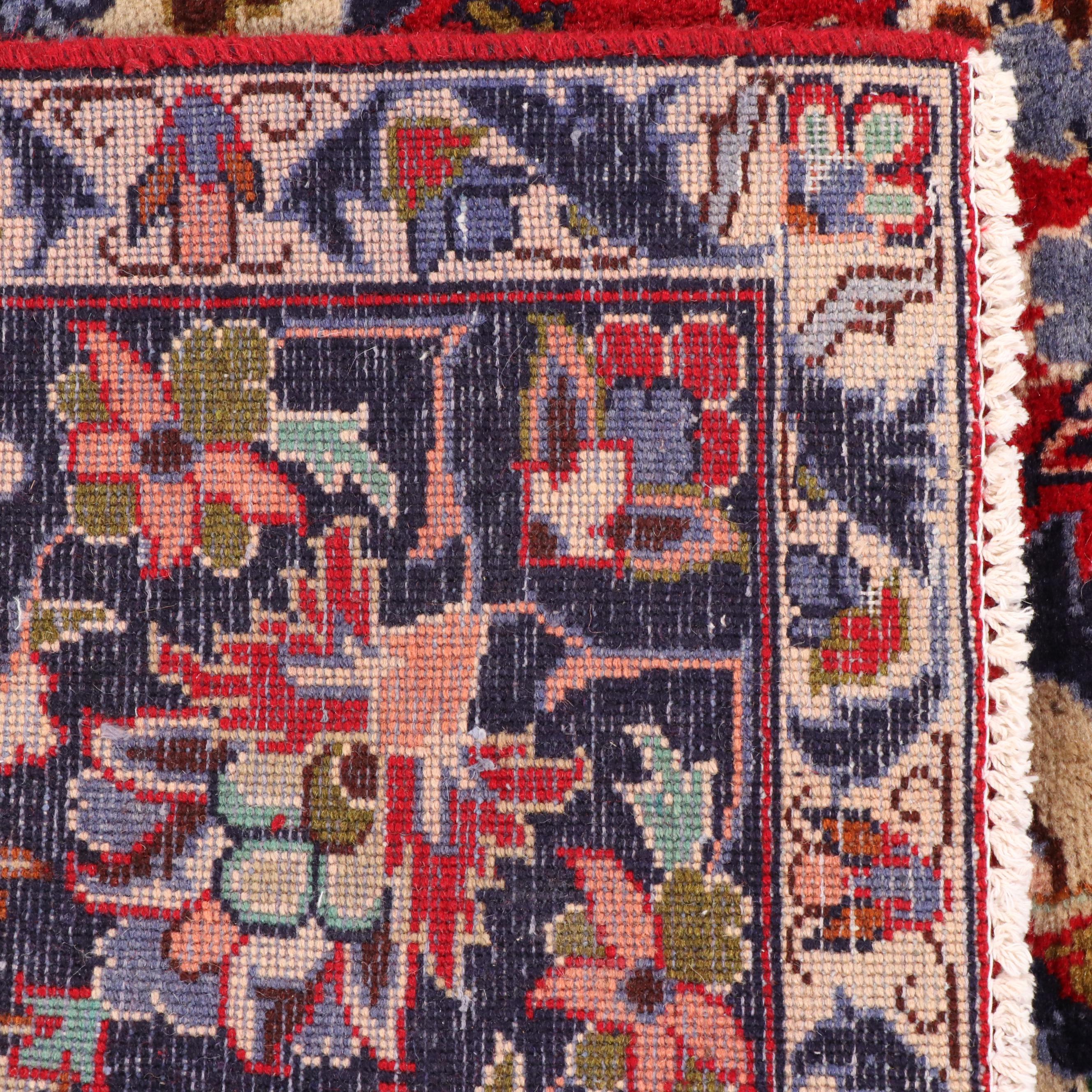 9'6 x 12'8 Hand-Knotted Persian Mahal Room Sized Rug