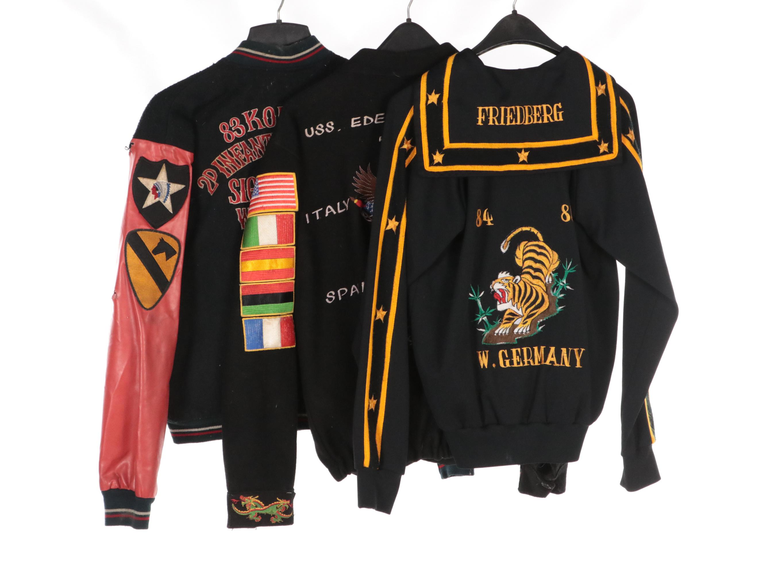 Commemorative Military Service Patch Jackets