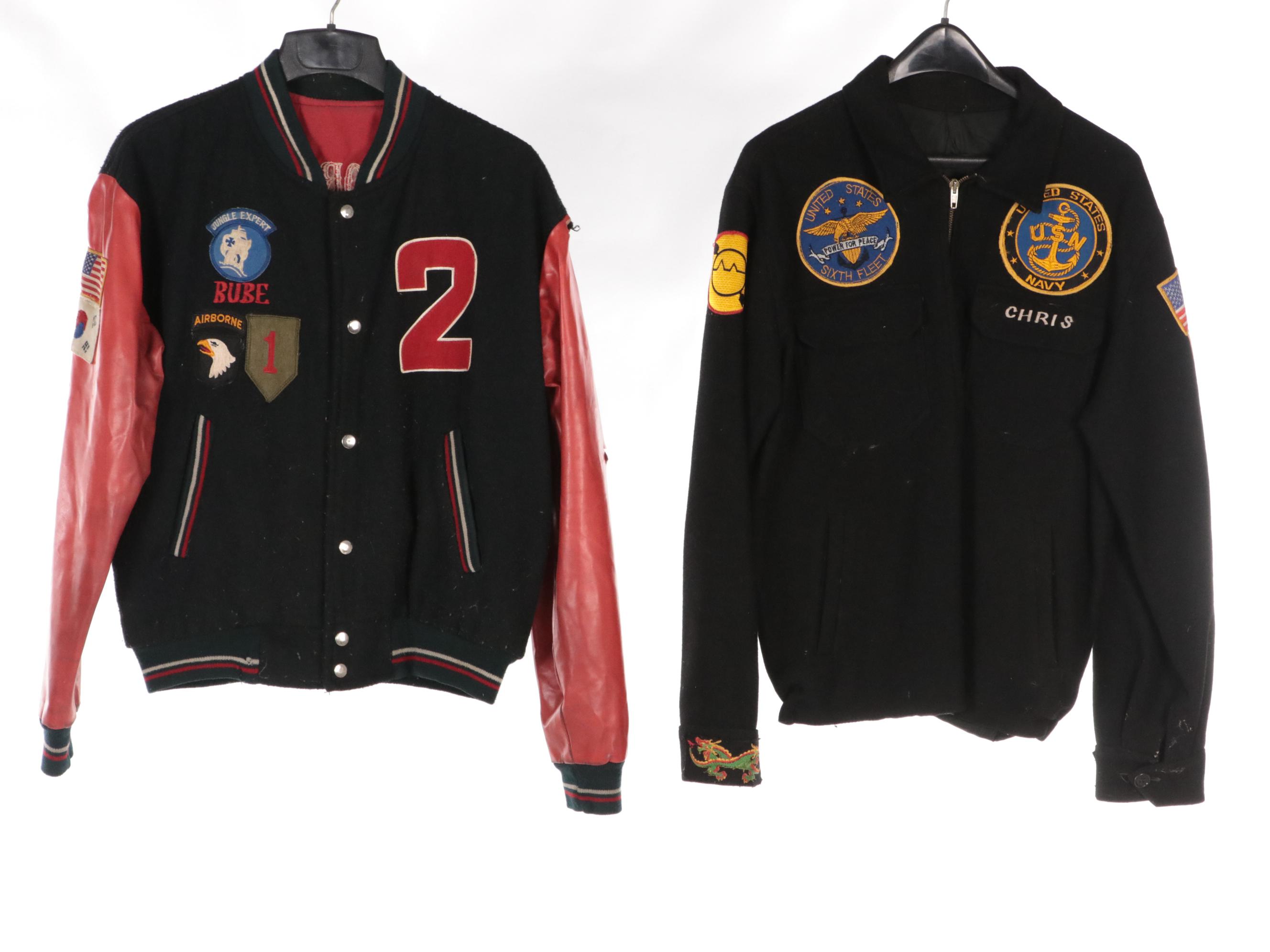 Commemorative Military Service Patch Jackets