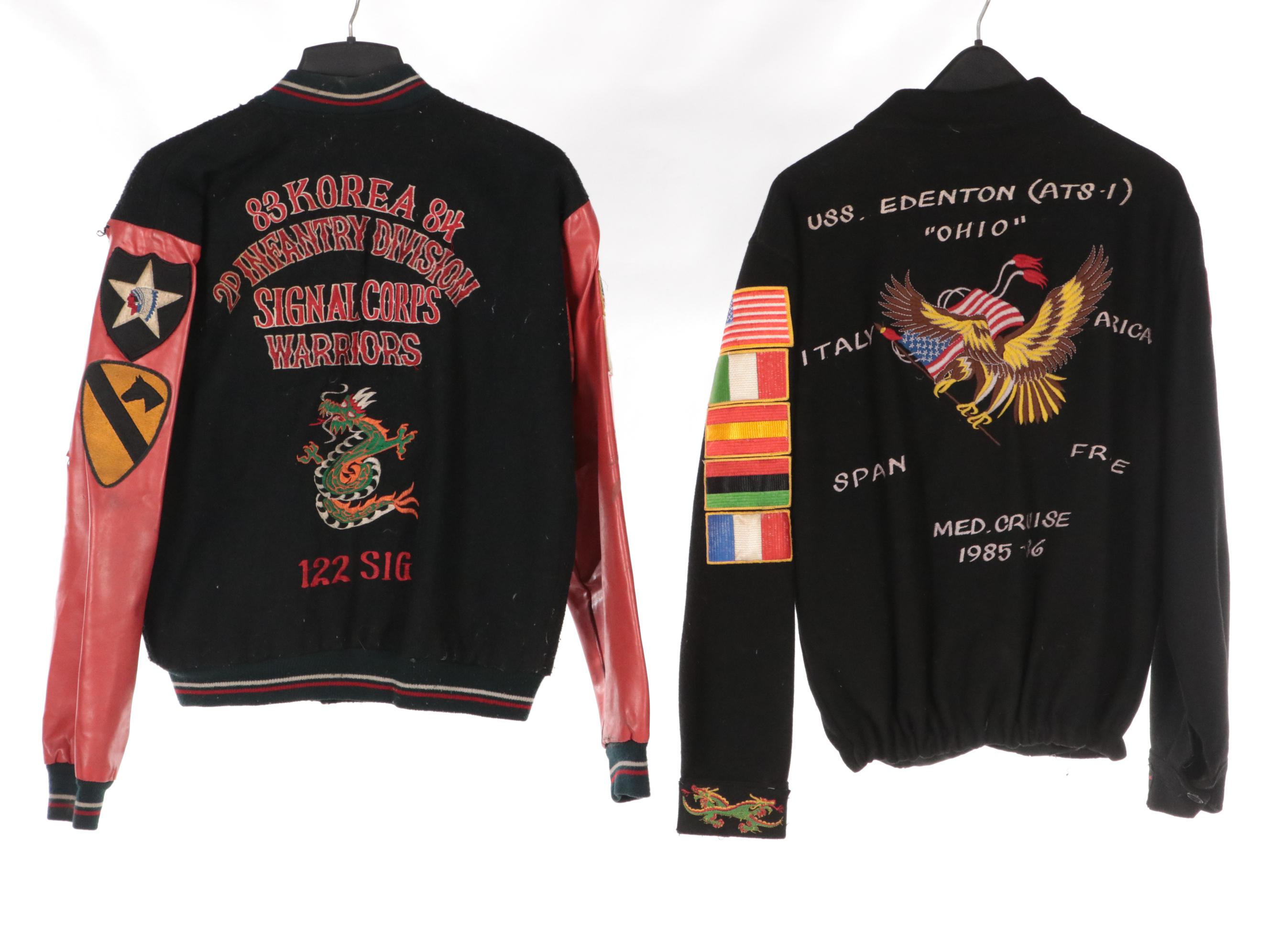 Commemorative Military Service Patch Jackets