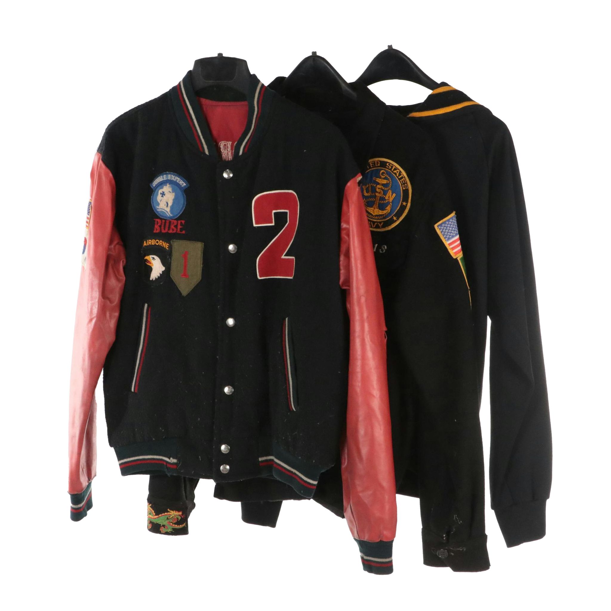 Commemorative Military Service Patch Jackets