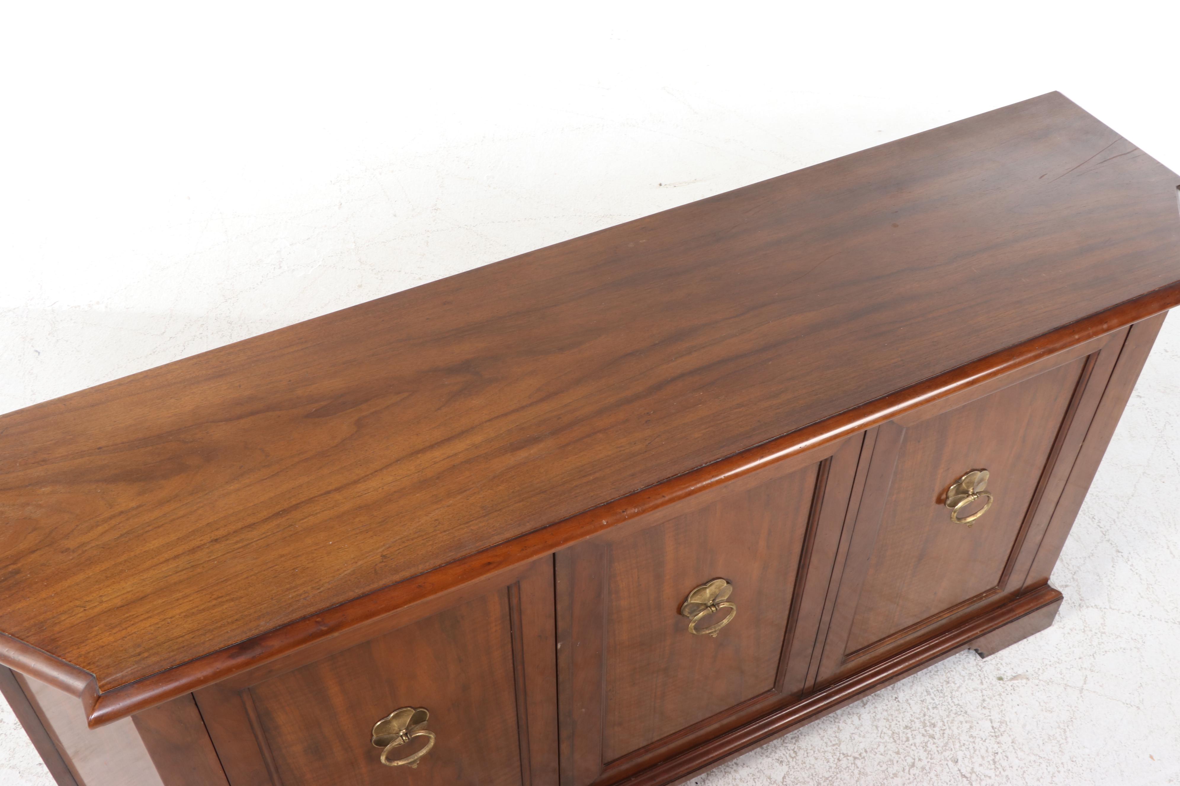 Baker Furniture French Provincial Style Walnut and Cherrywood Buffet