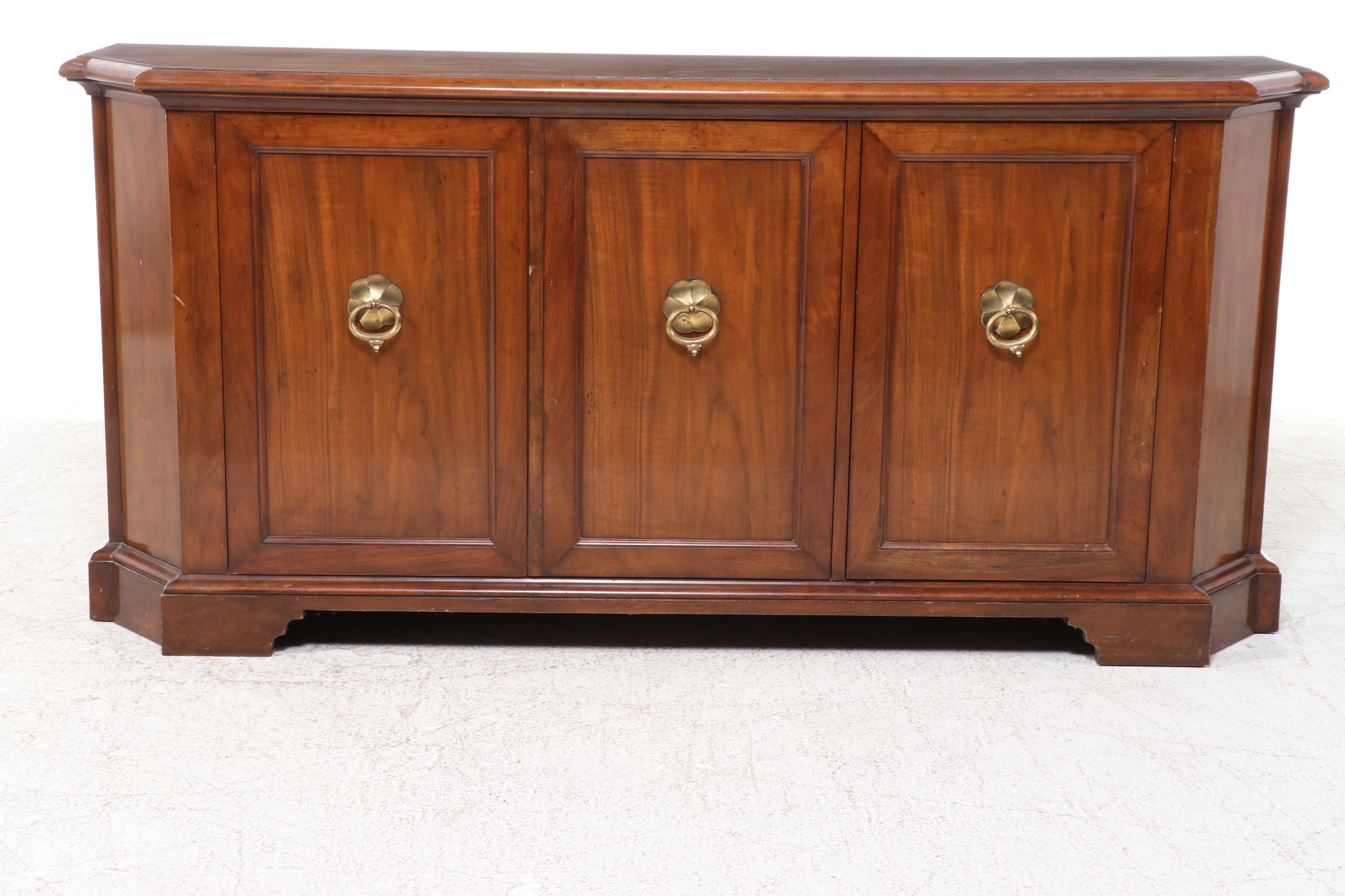 Baker Furniture French Provincial Style Walnut and Cherrywood Buffet