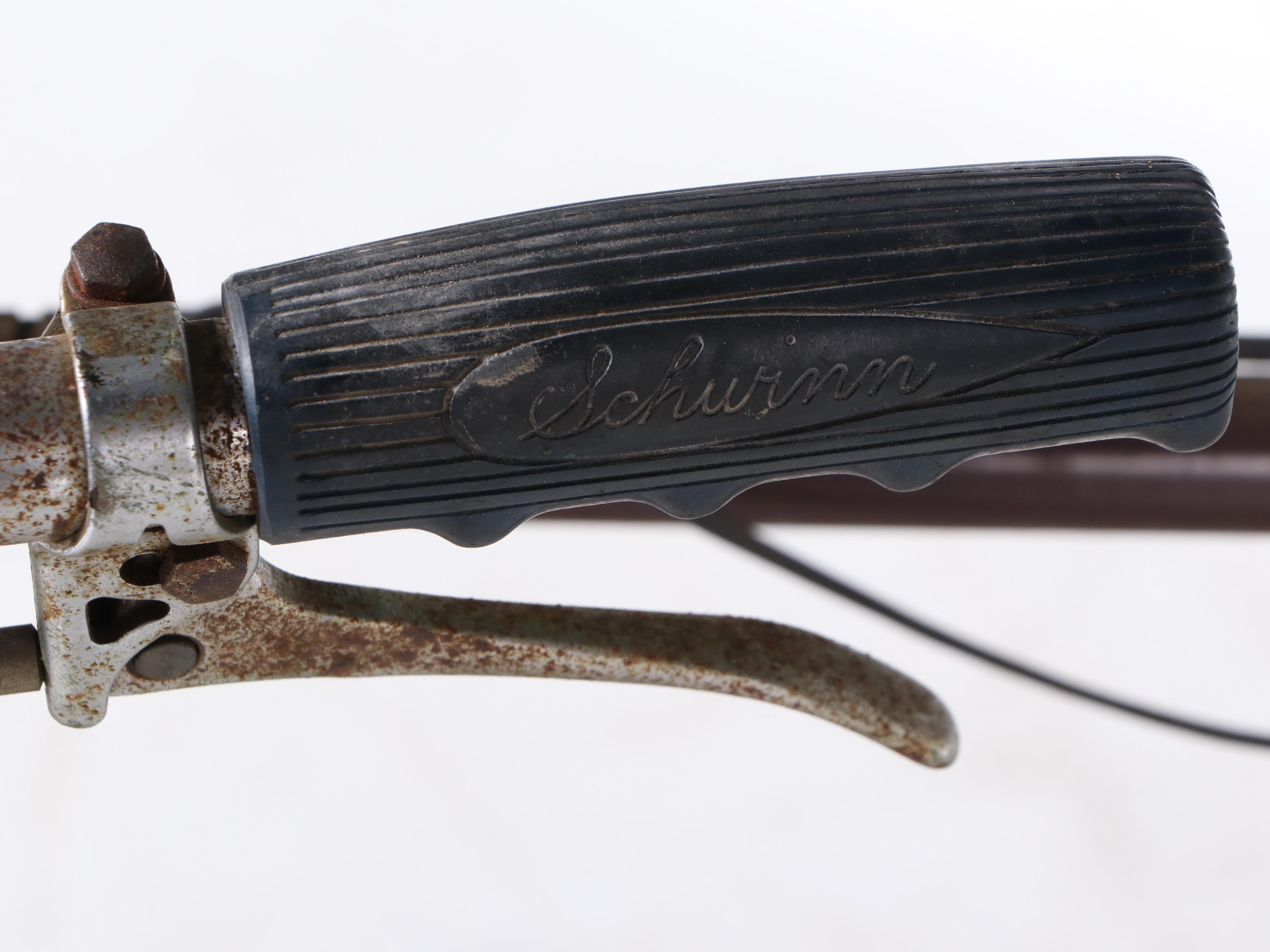 English Rudge Whitworth Cruiser Bicycle in Maroon with Headlamp and Brooks Seat