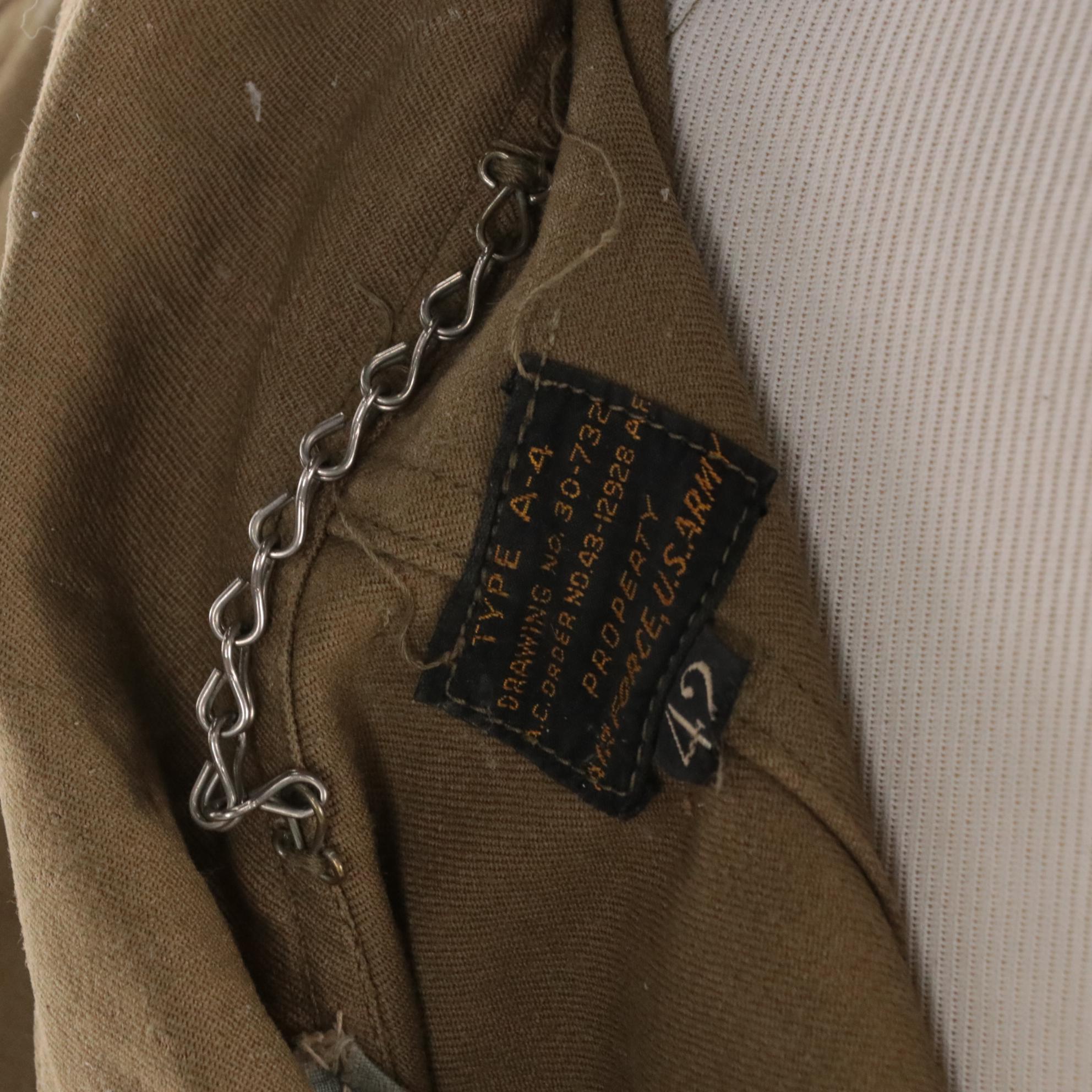 World War II Era US Army Air Force Type A-4 Flight Suit