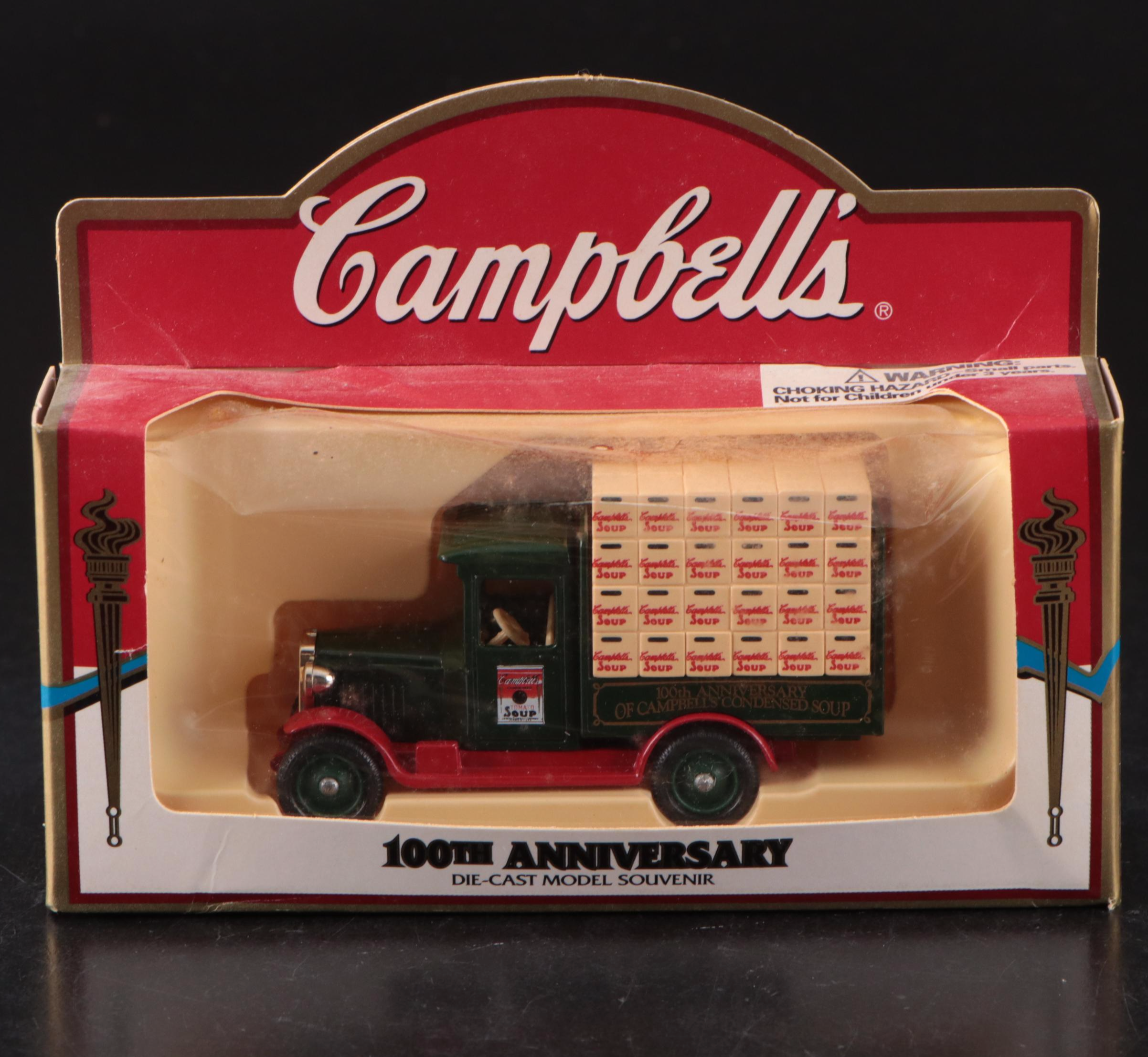 Campbell's 100th Anniversary Diecast Car with Giftco Metal Shakers and More