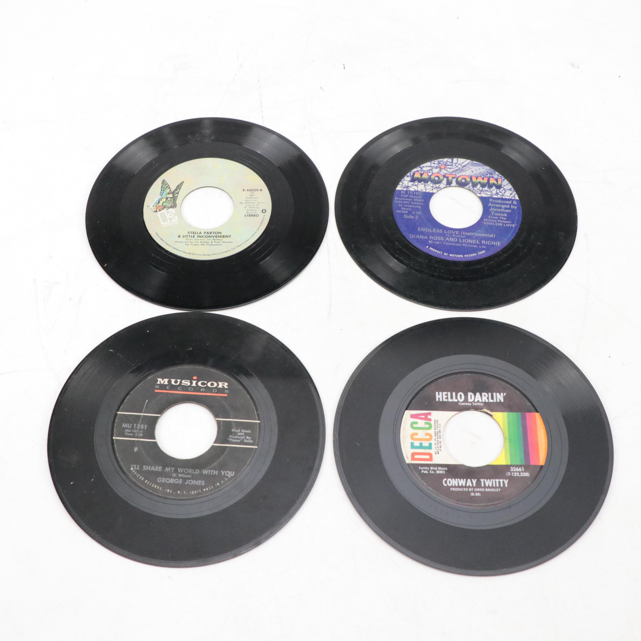Vinyl Record Singles with deJay Happy Tunes Record Player