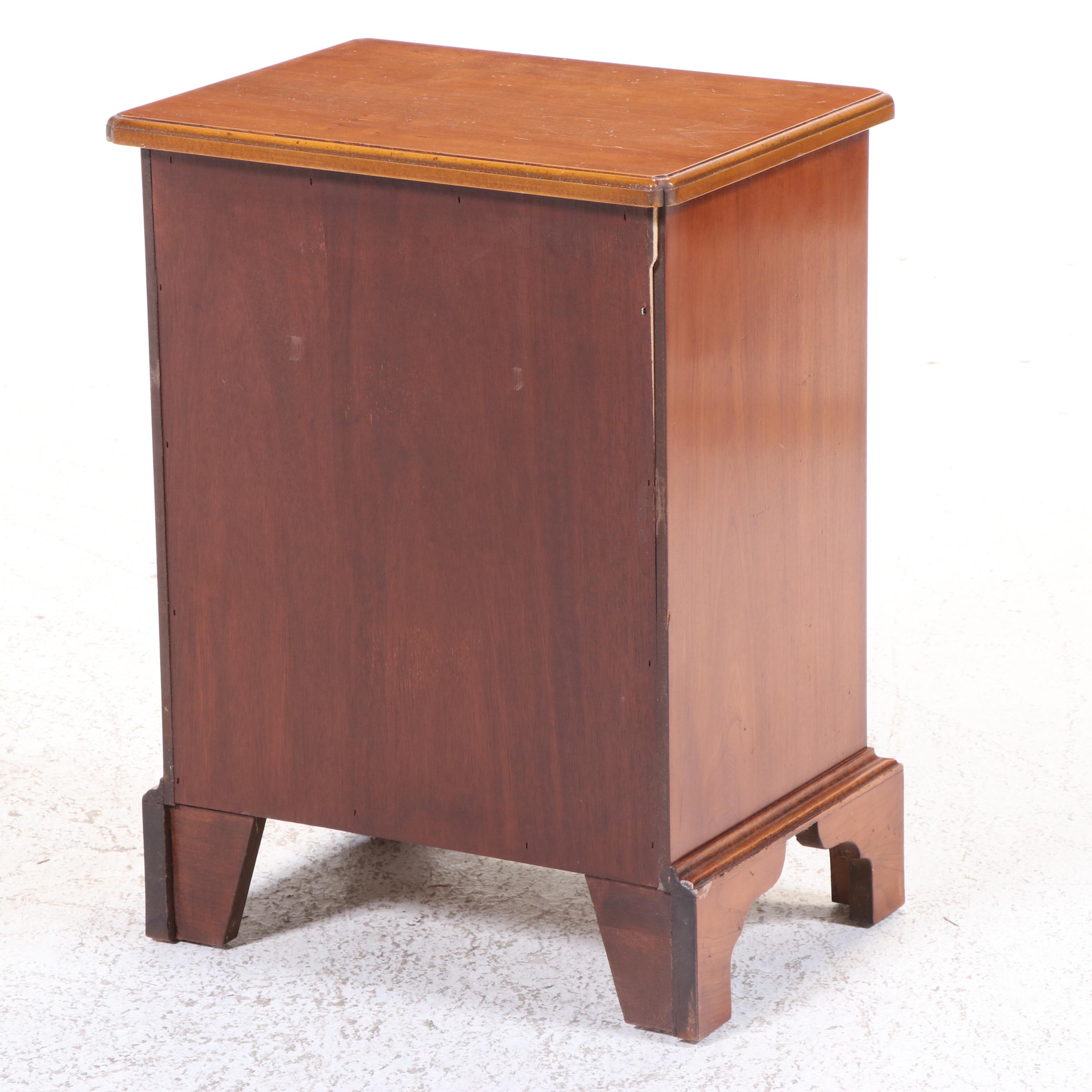 Small Chippendale Style Cherrywood Four-Drawer Chest