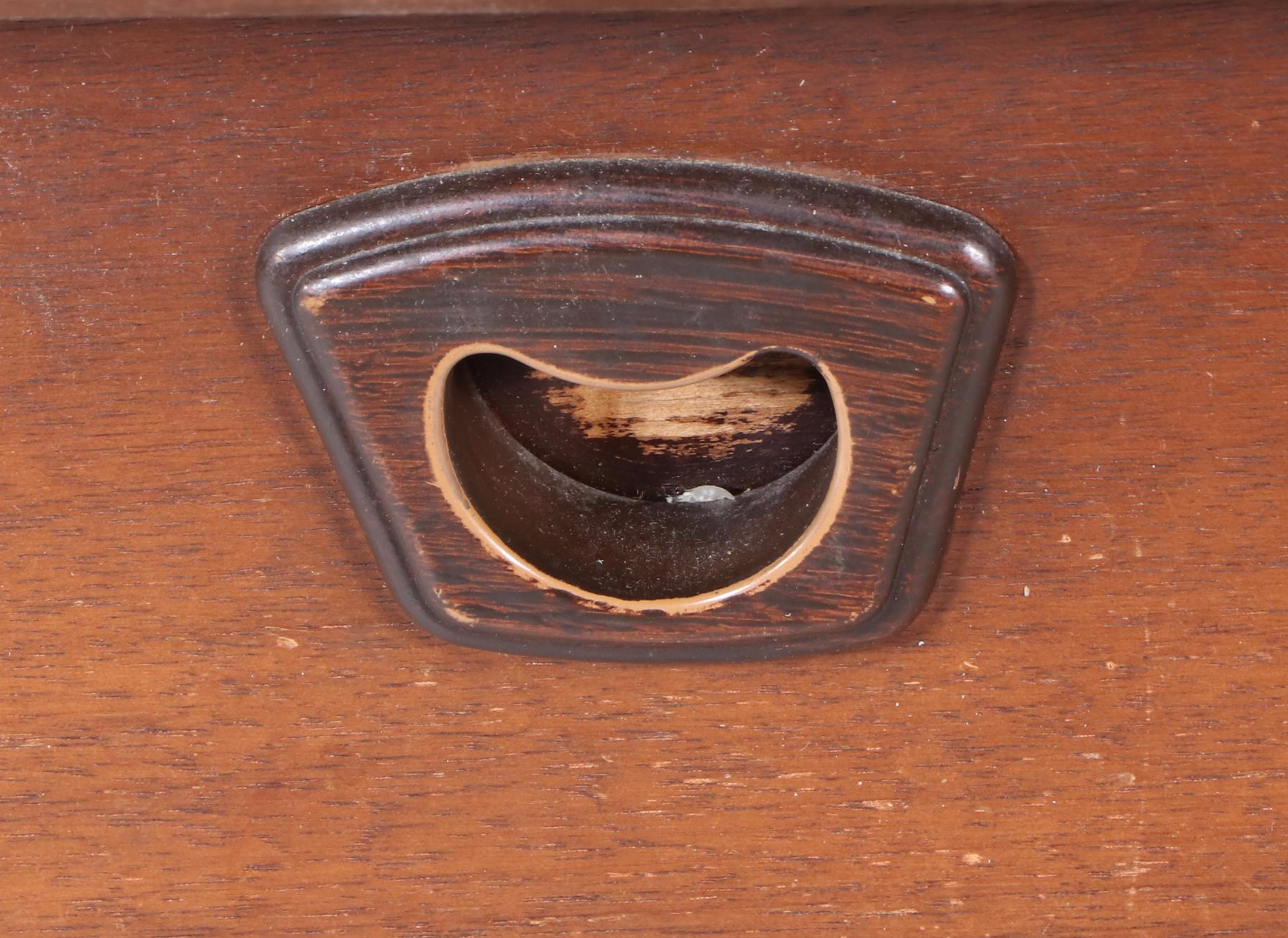 Bassett Furniture Mid Century Modern Walnut and Ash Desk