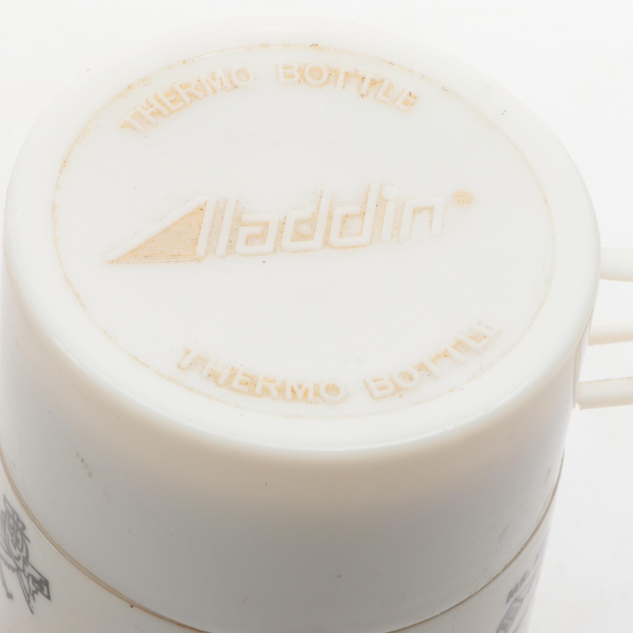 Aladdin Industries U.S. Mail "Mr. Zip" Lunchbox and Thermos, Mid-20th Century