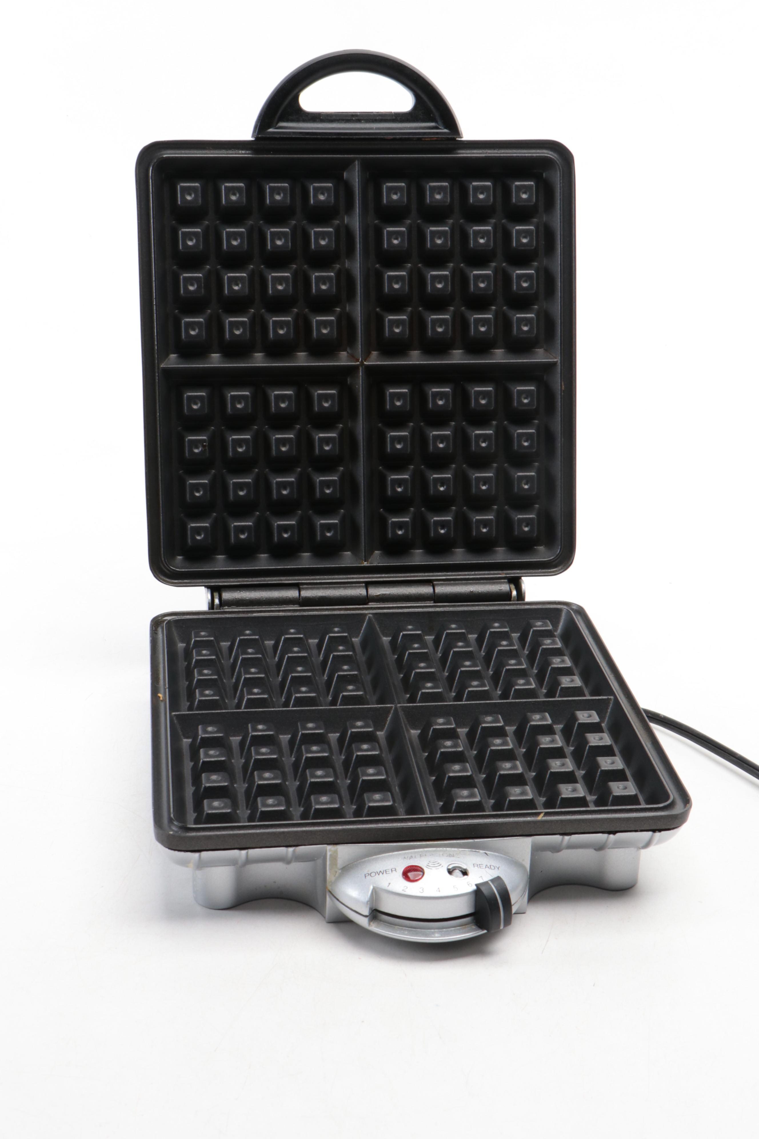 De'Longhi Convection Toaster Oven with Villaware Belgian Waffle Iron