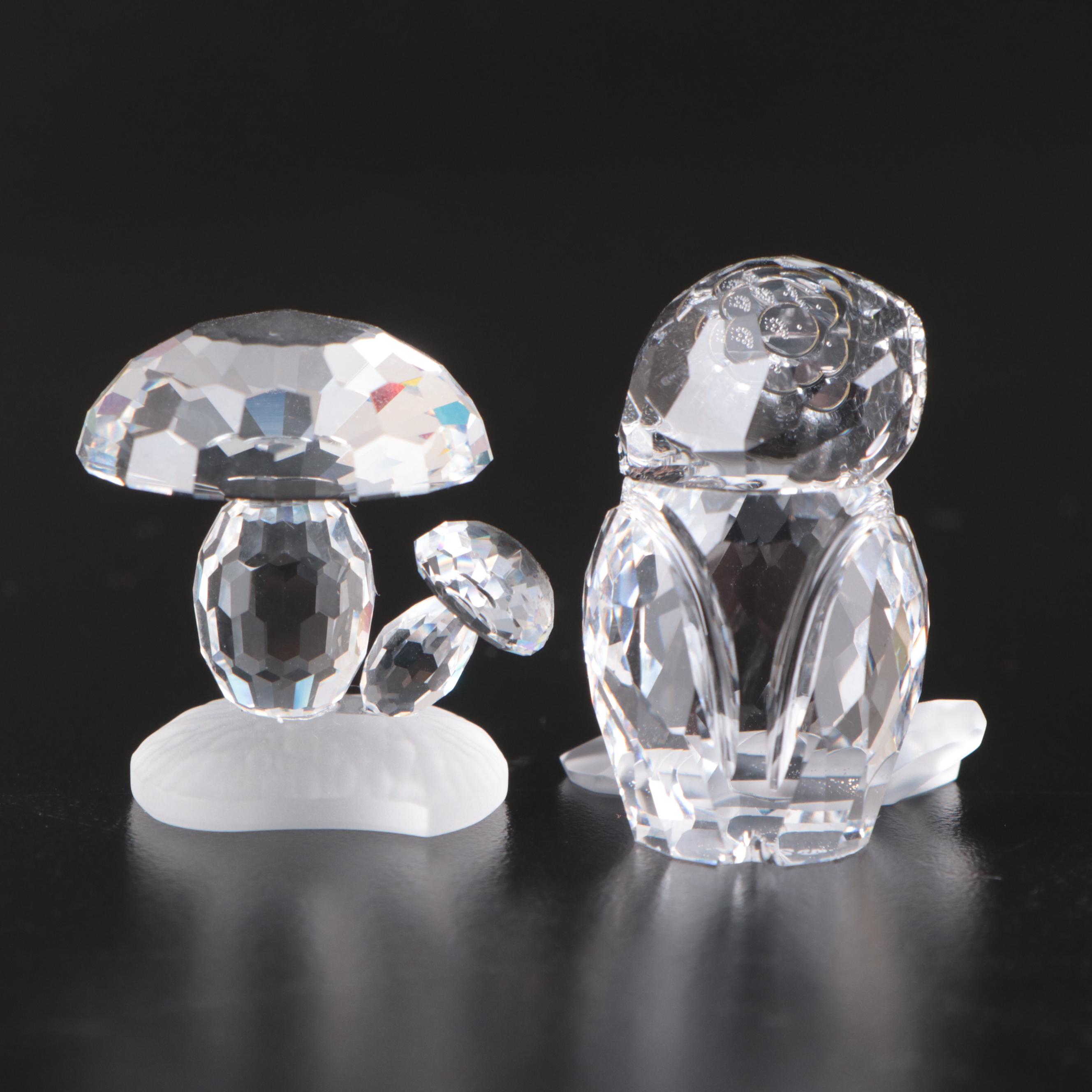 Swarovski Crystal "Sparkling Butterfly" and Other Crystal Figurines