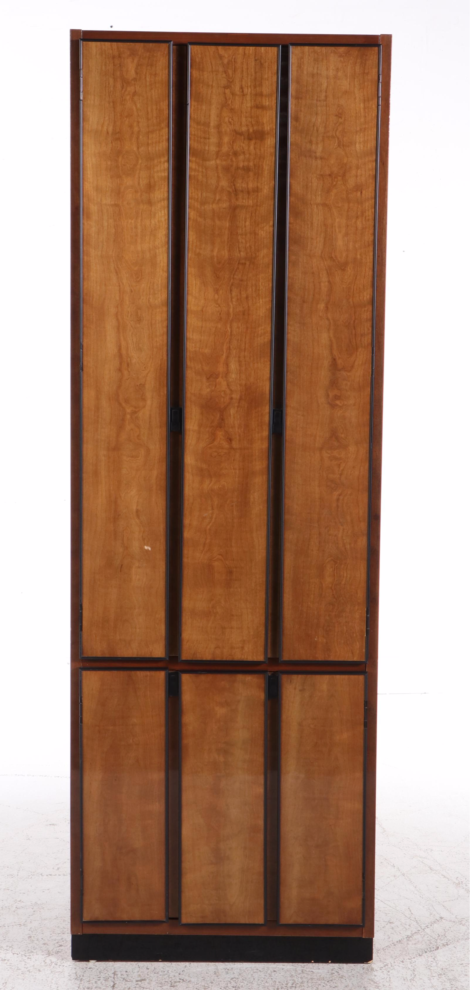 Henredon "Circa 1990" Cherrywood and Ebonized Wardrobe, Late 20th Century