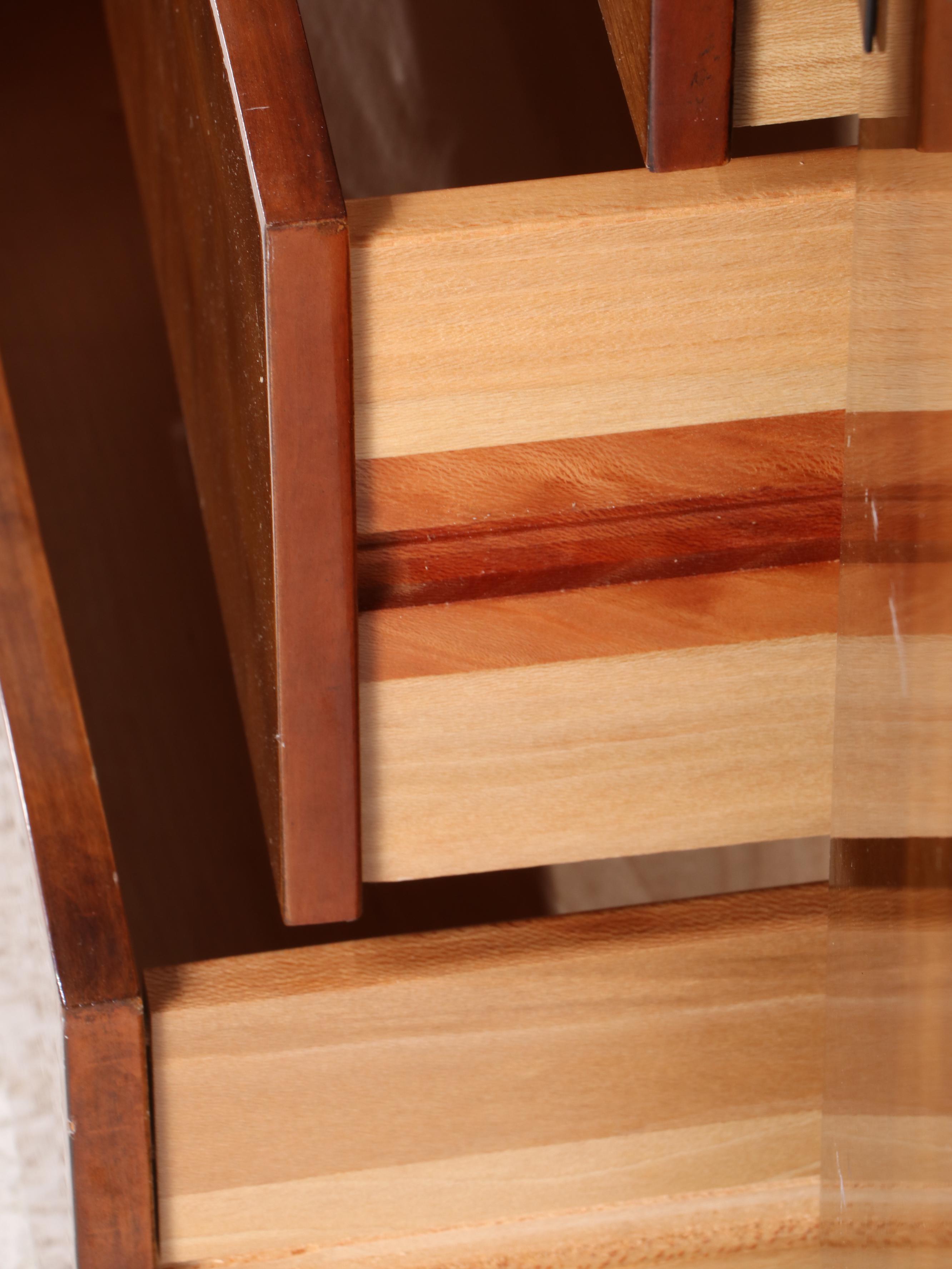 Henredon "Circa 1990" Cherrywood and Ebonized Wardrobe, Late 20th Century