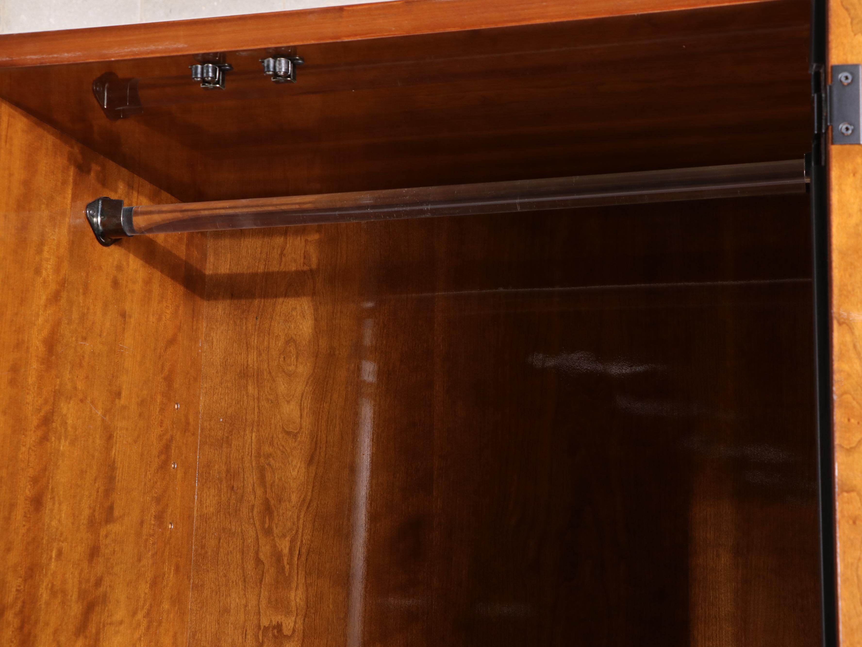 Henredon "Circa 1990" Cherrywood and Ebonized Wardrobe, Late 20th Century