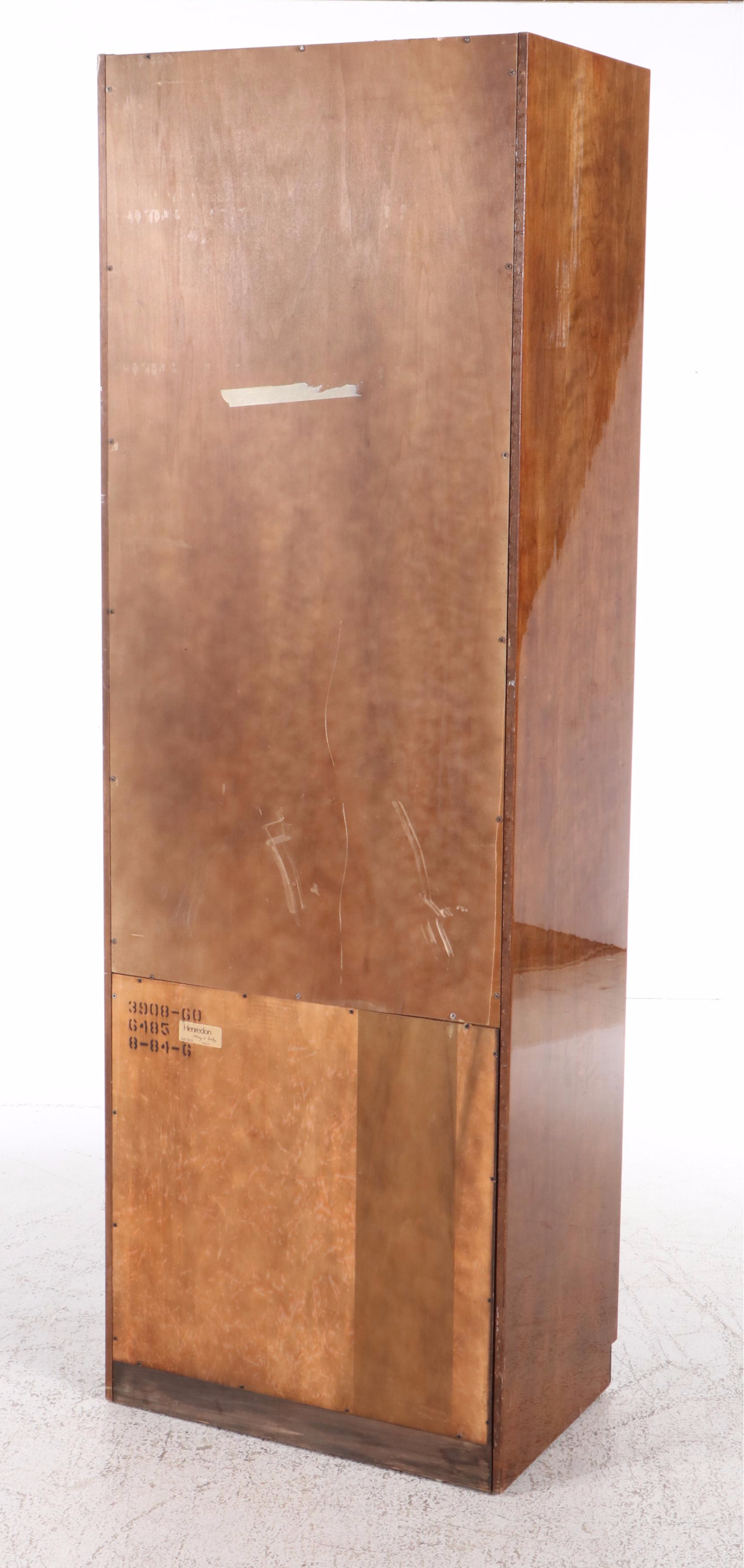 Henredon "Circa 1990" Cherrywood and Ebonized Wardrobe, Late 20th Century