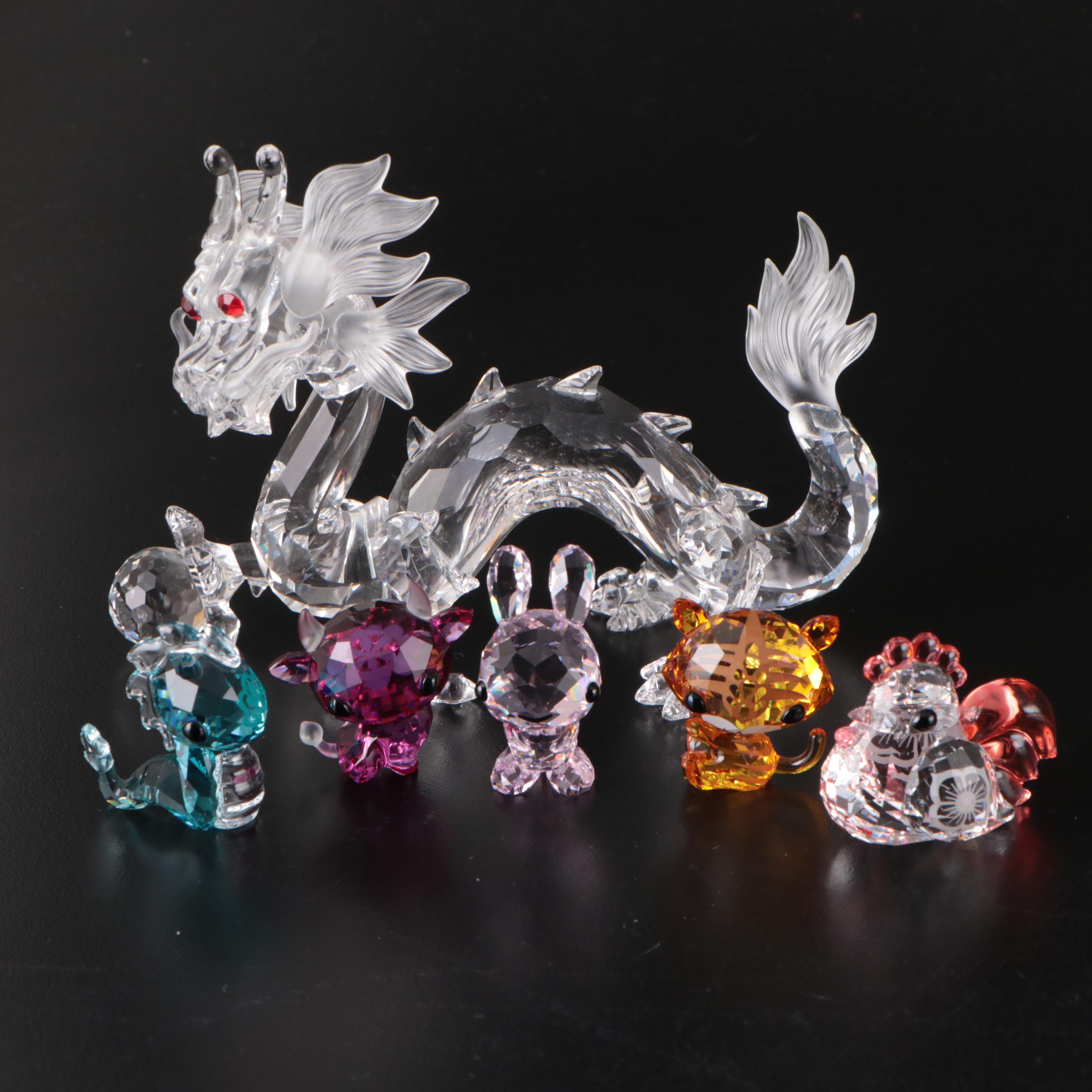 Swarovski Crystal Lovlots Zodiac Pets and Fabulous Creatures "Dragon"