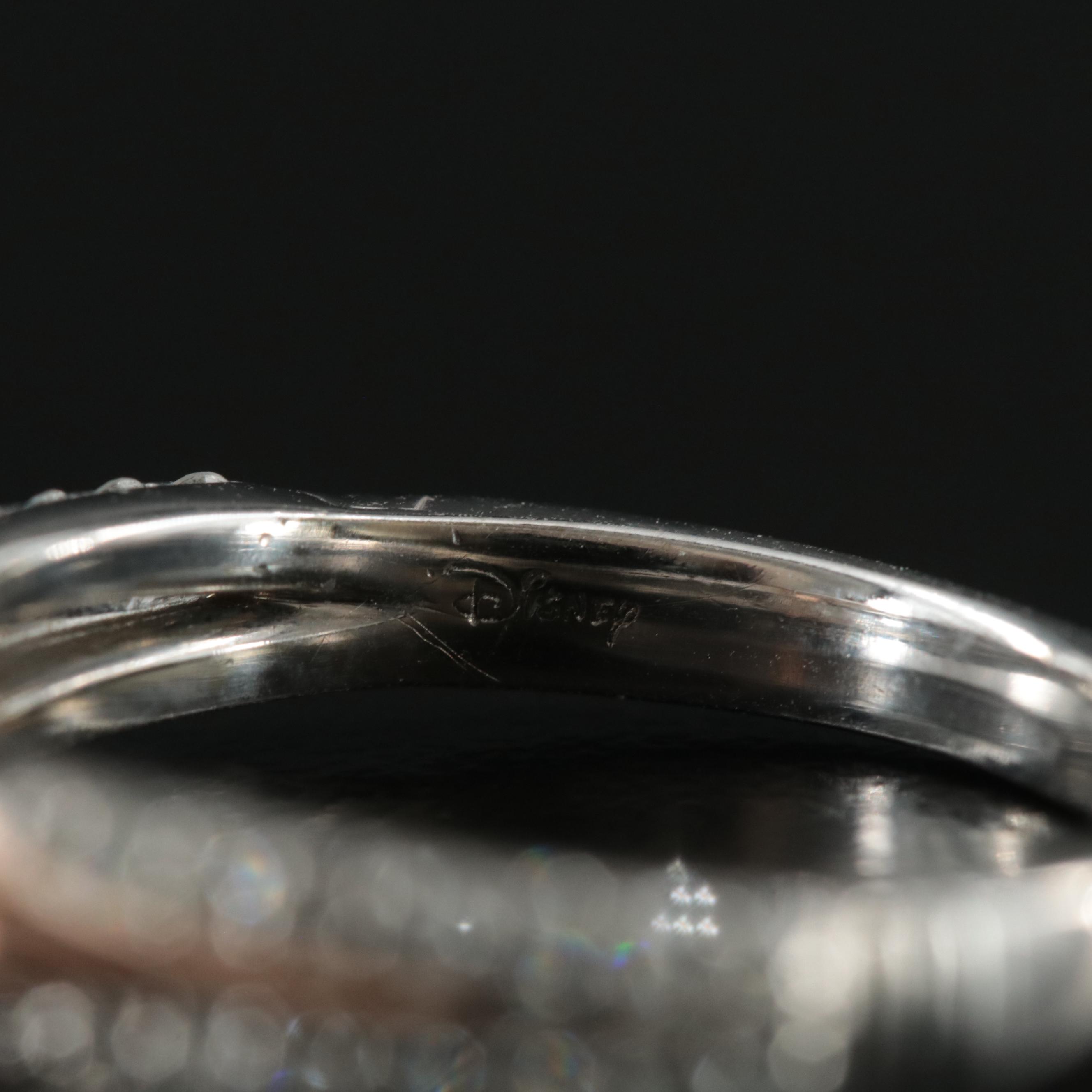 Enchanted Disney "Aurora" 14K 0.75 CTW Diamond Ring with Rose Gold Accent