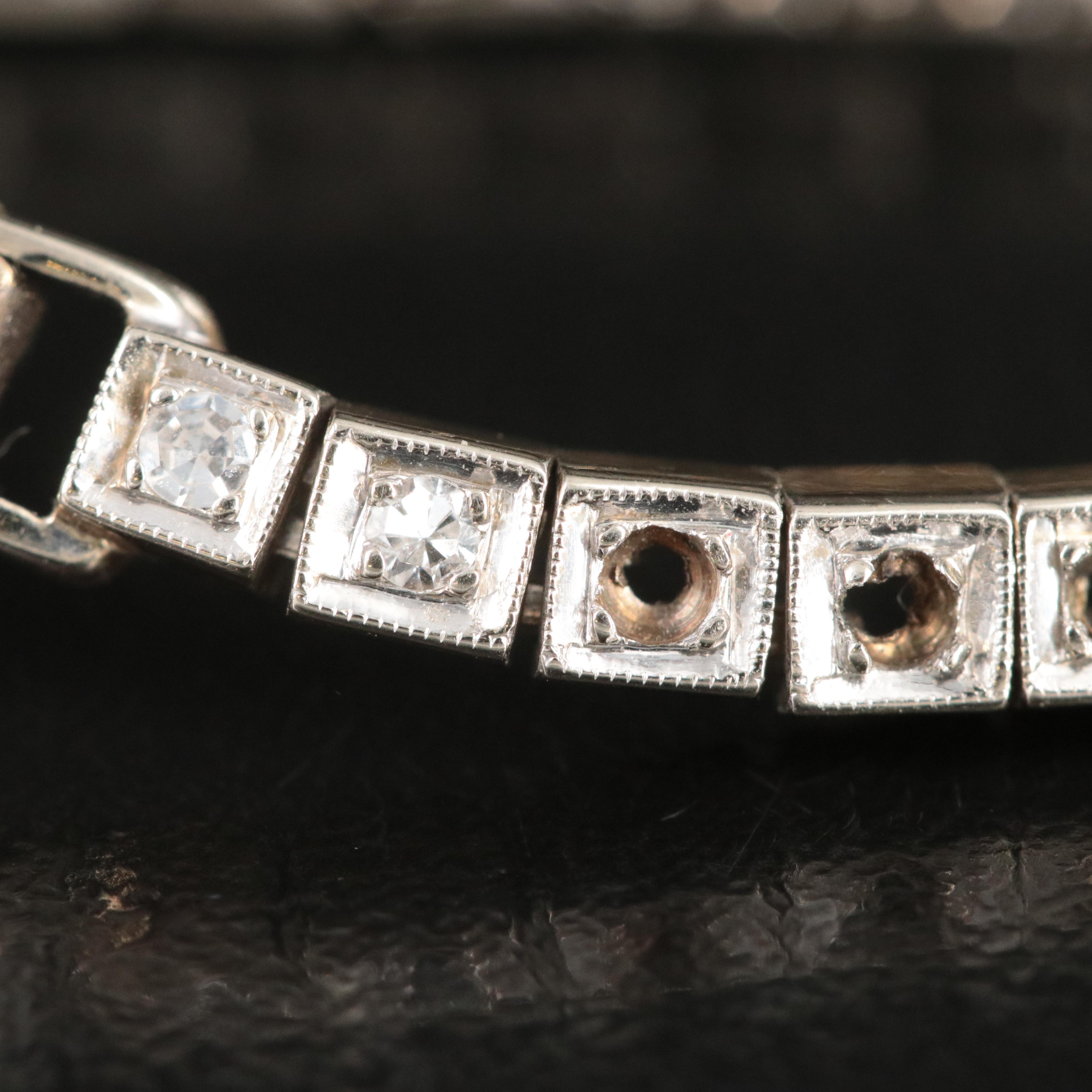 Vintage Omega 14K and Diamond Watch