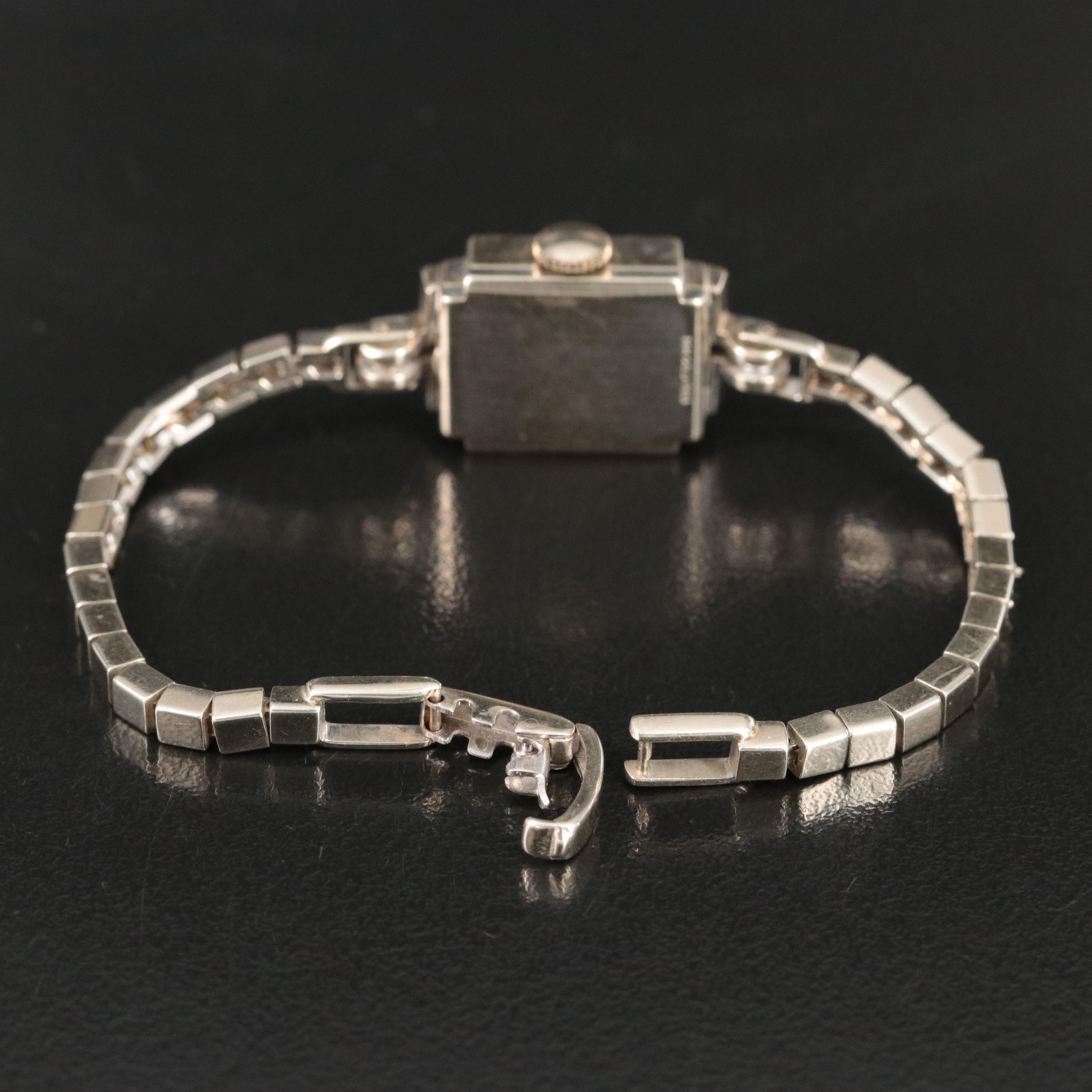 Vintage Omega 14K and Diamond Watch