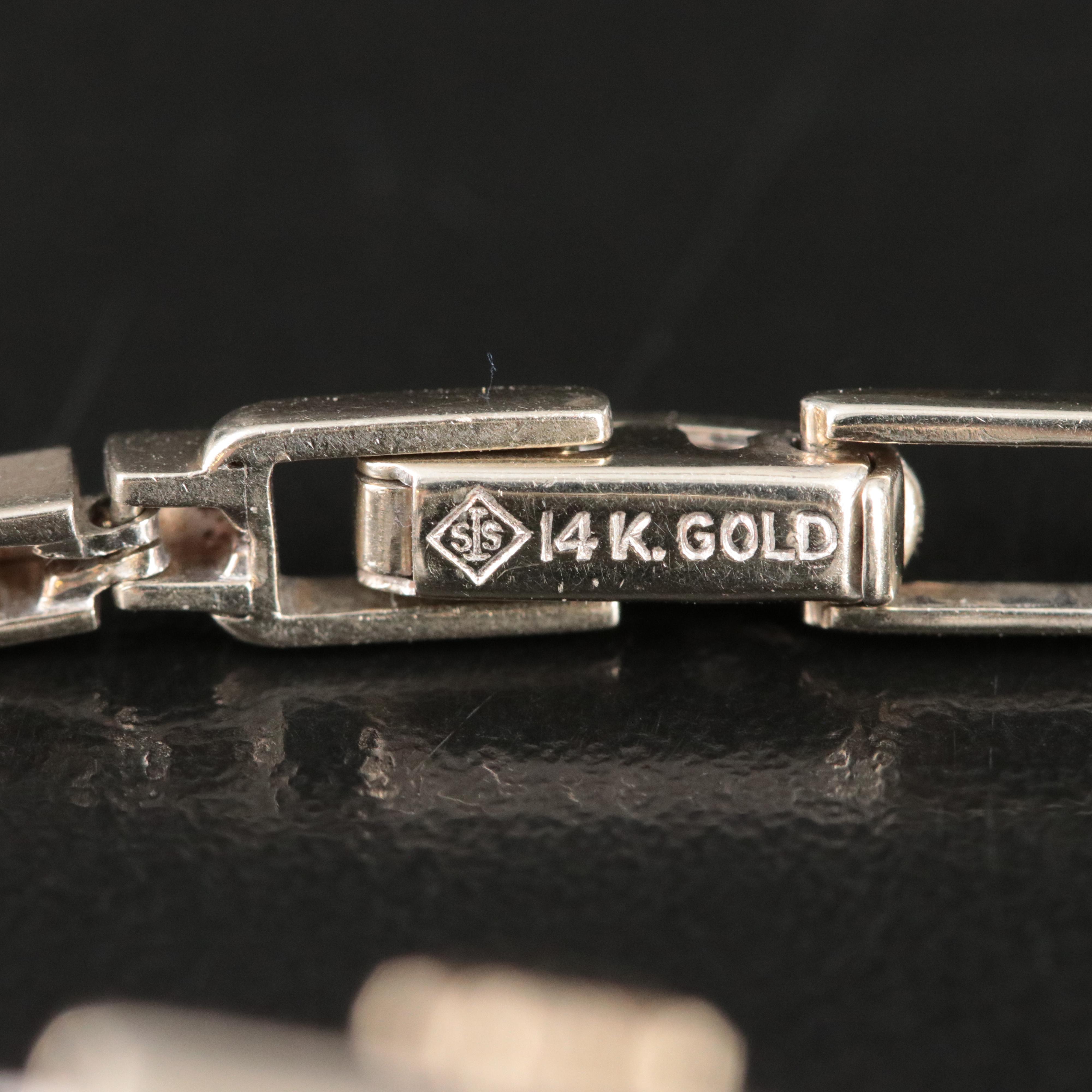 Vintage Omega 14K and Diamond Watch