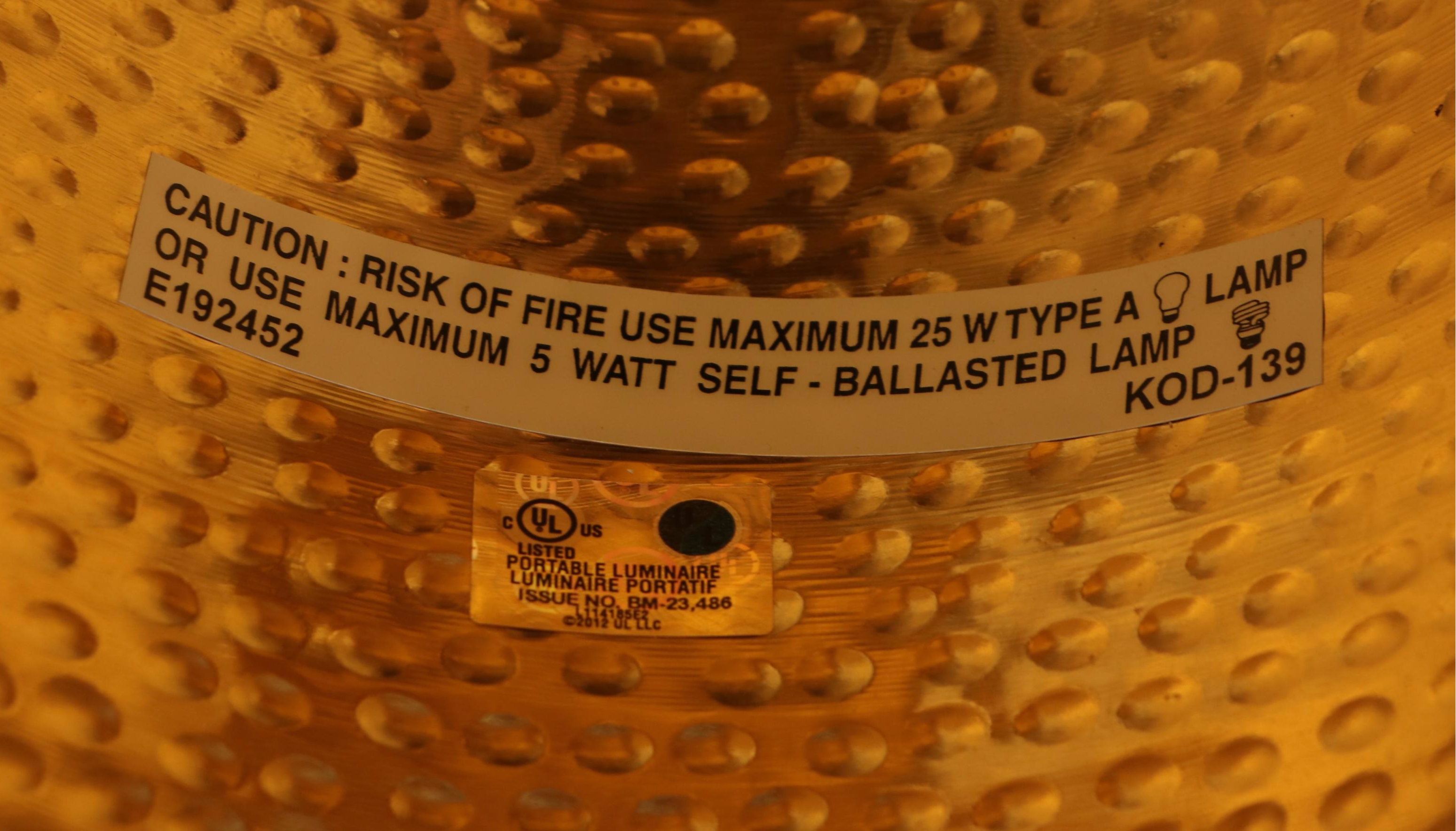 Anthropologie "Archway" Type Hammered Brass Gooseneck Floor Lamp, 21st Century