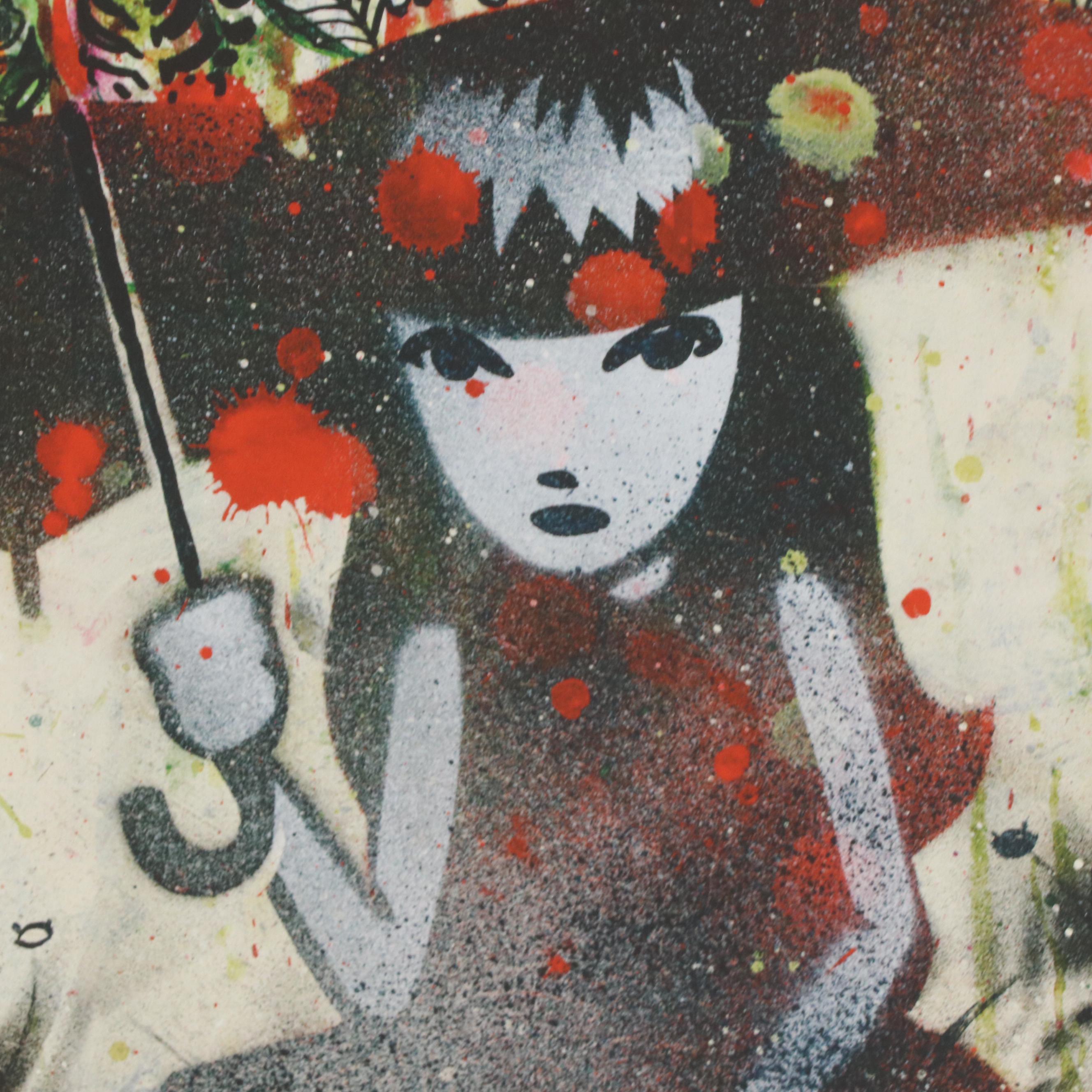 Buzz Parker Serigraph "The Strange Rain"