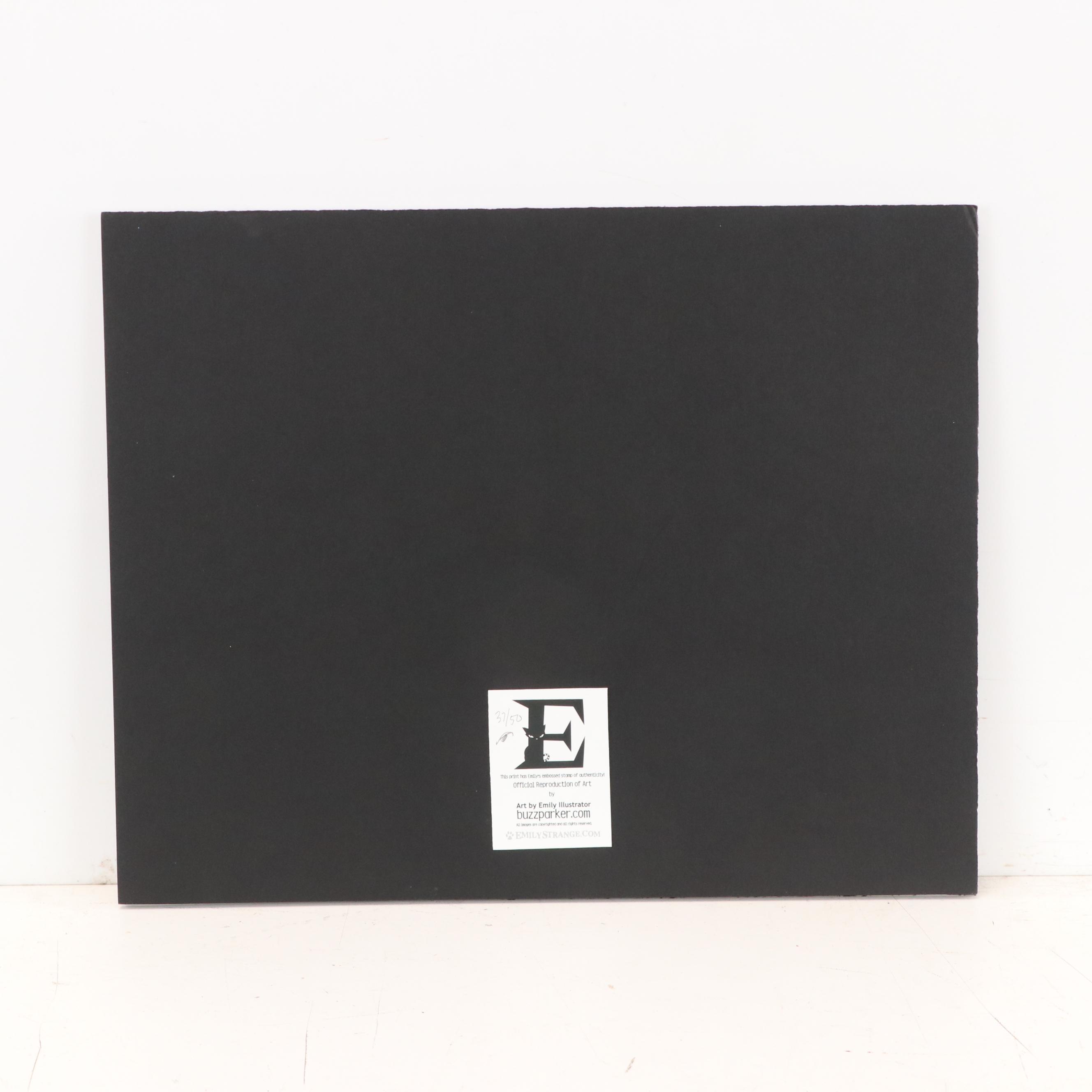 Buzz Parker Serigraph "The Strange Rain"