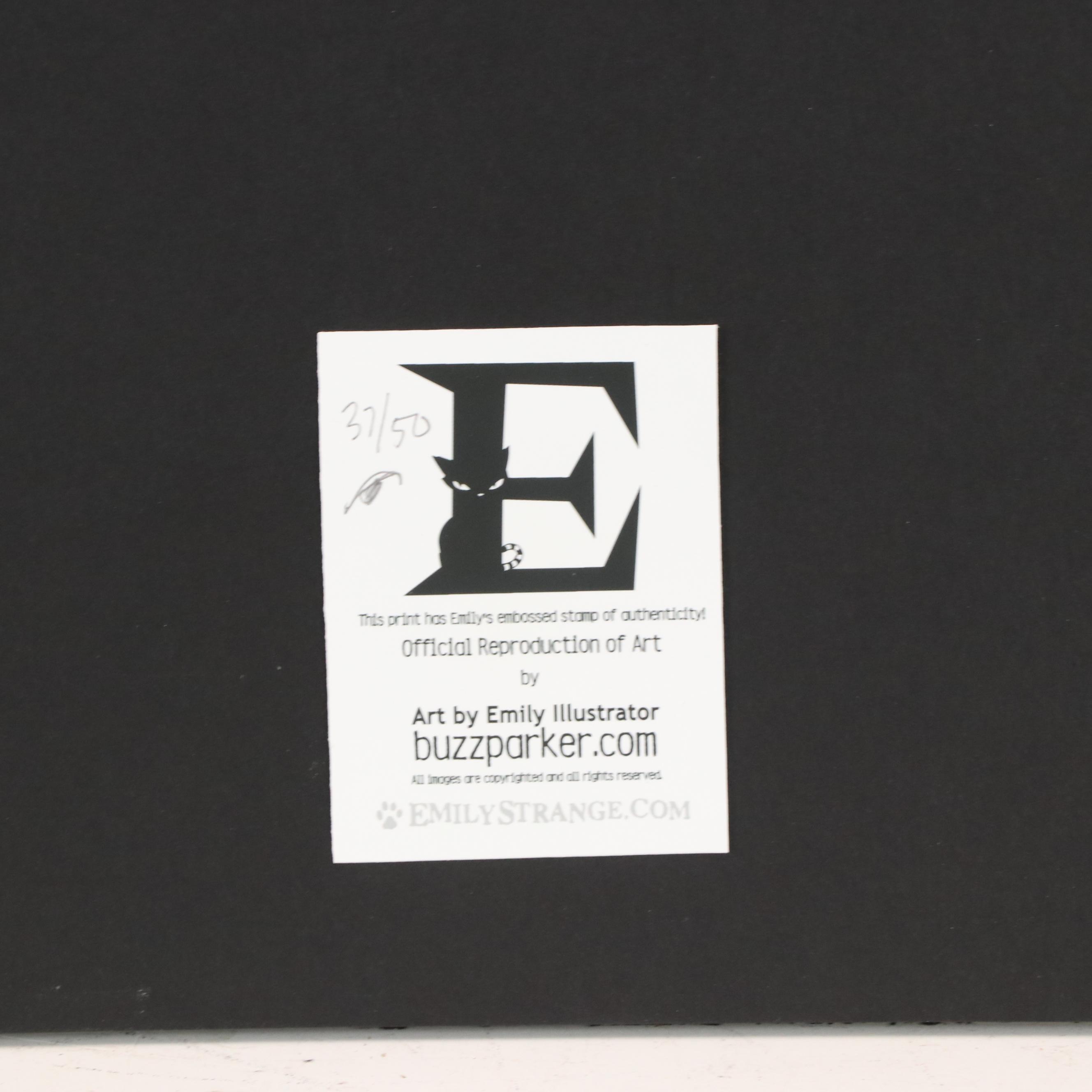 Buzz Parker Serigraph "The Strange Rain"