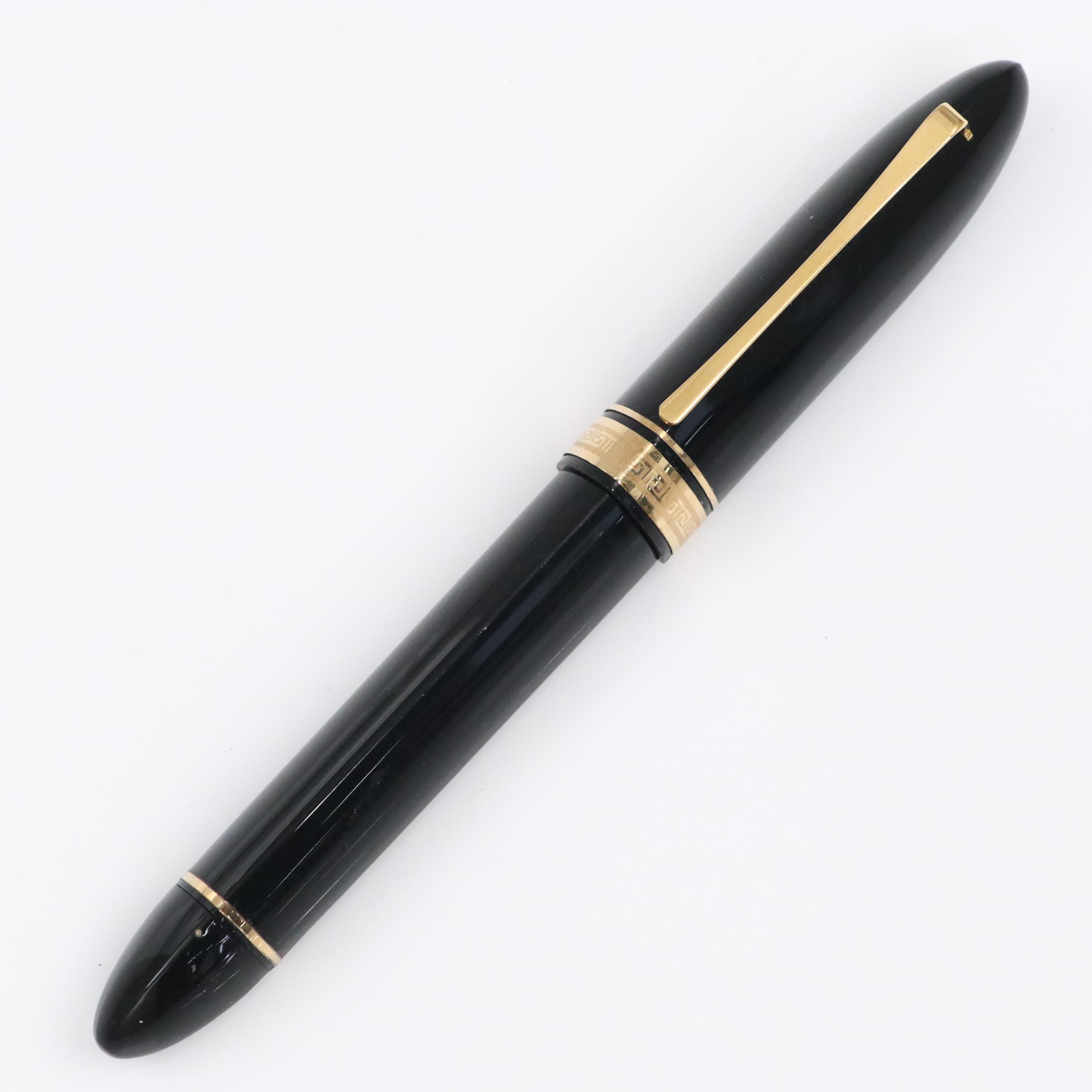 Omas "360 Oversize" Black Resin Triangular Fountain Pen, c. 1996
