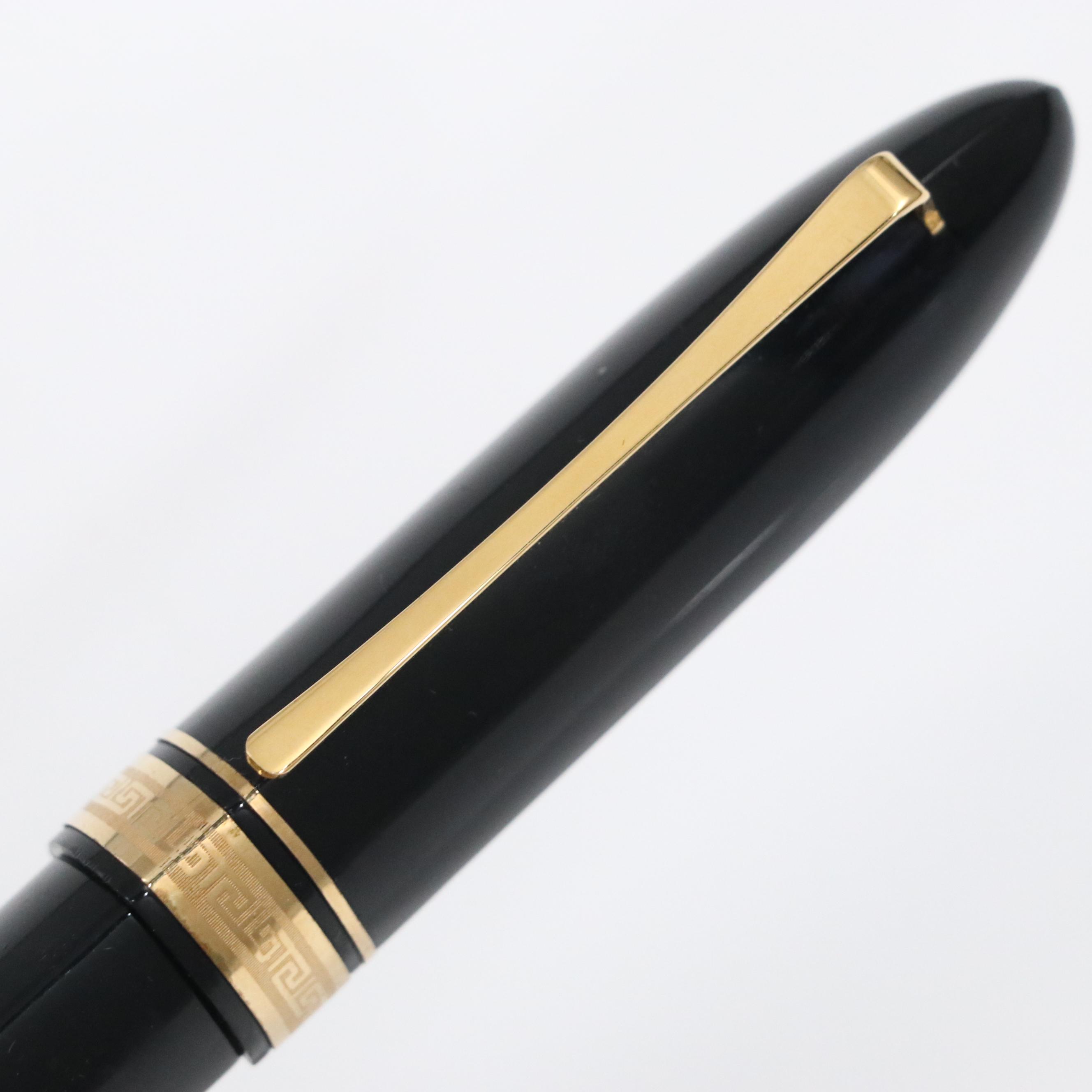 Omas "360 Oversize" Black Resin Triangular Fountain Pen, c. 1996