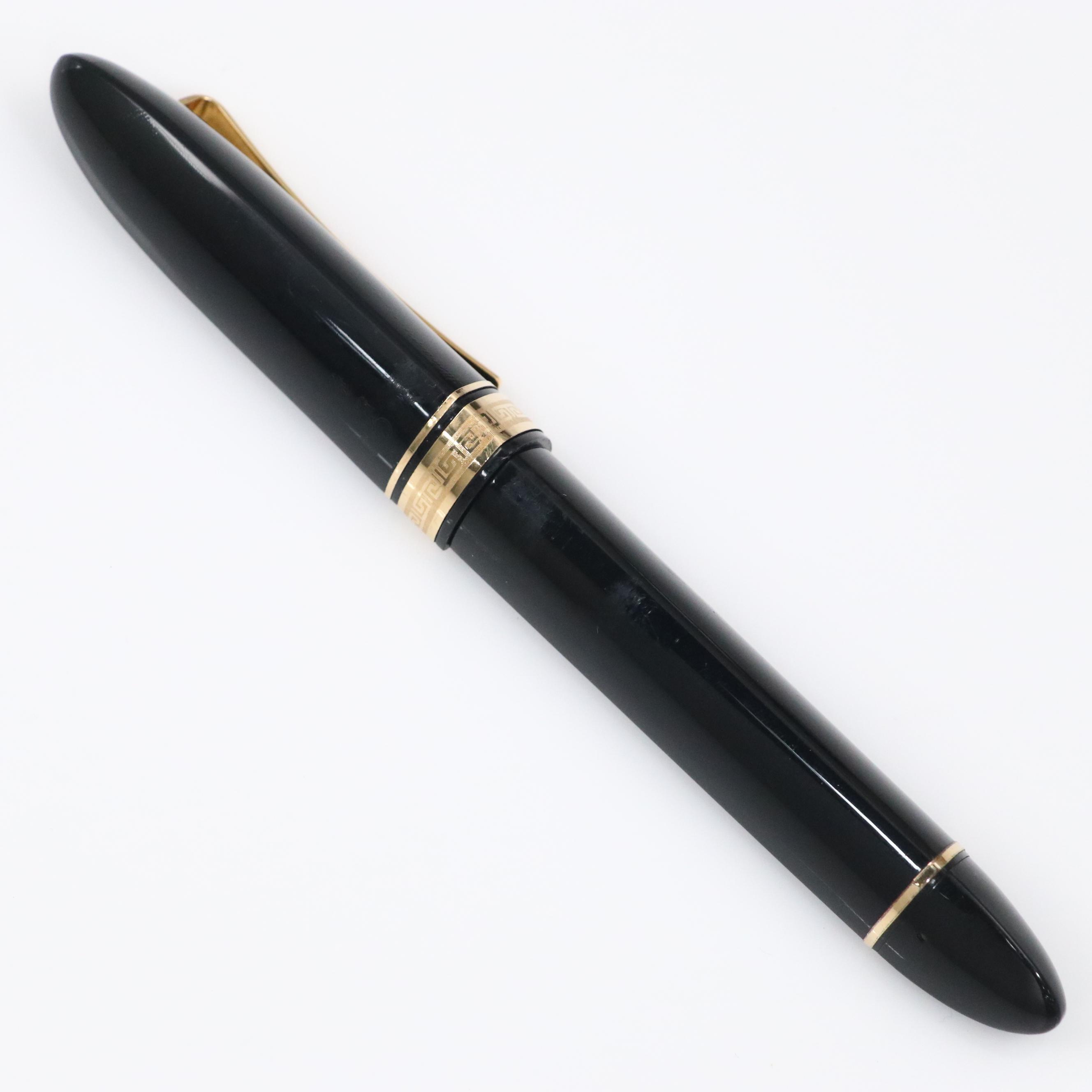 Omas "360 Oversize" Black Resin Triangular Fountain Pen, c. 1996