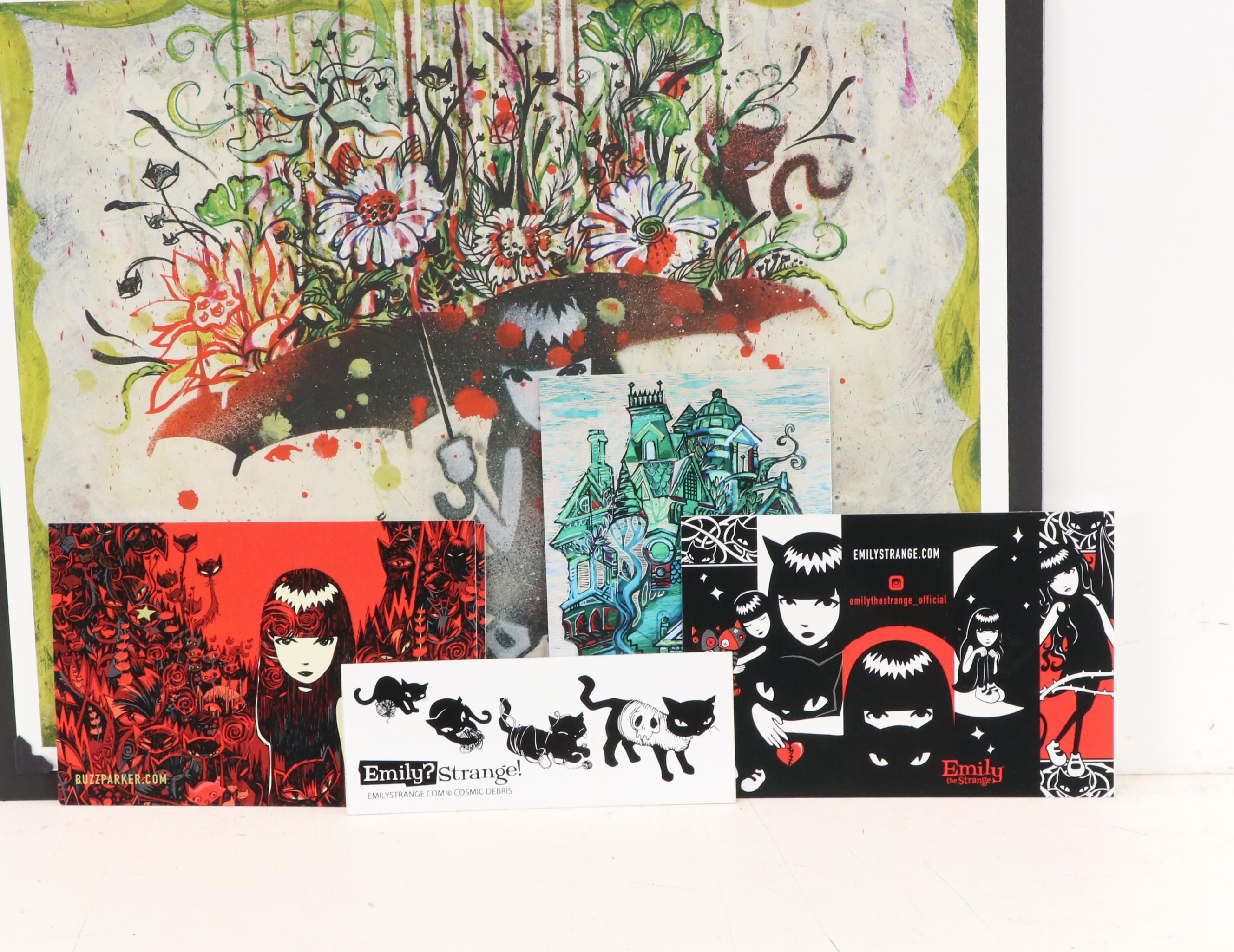 Buzz Parker Serigraph "The Strange Rain"