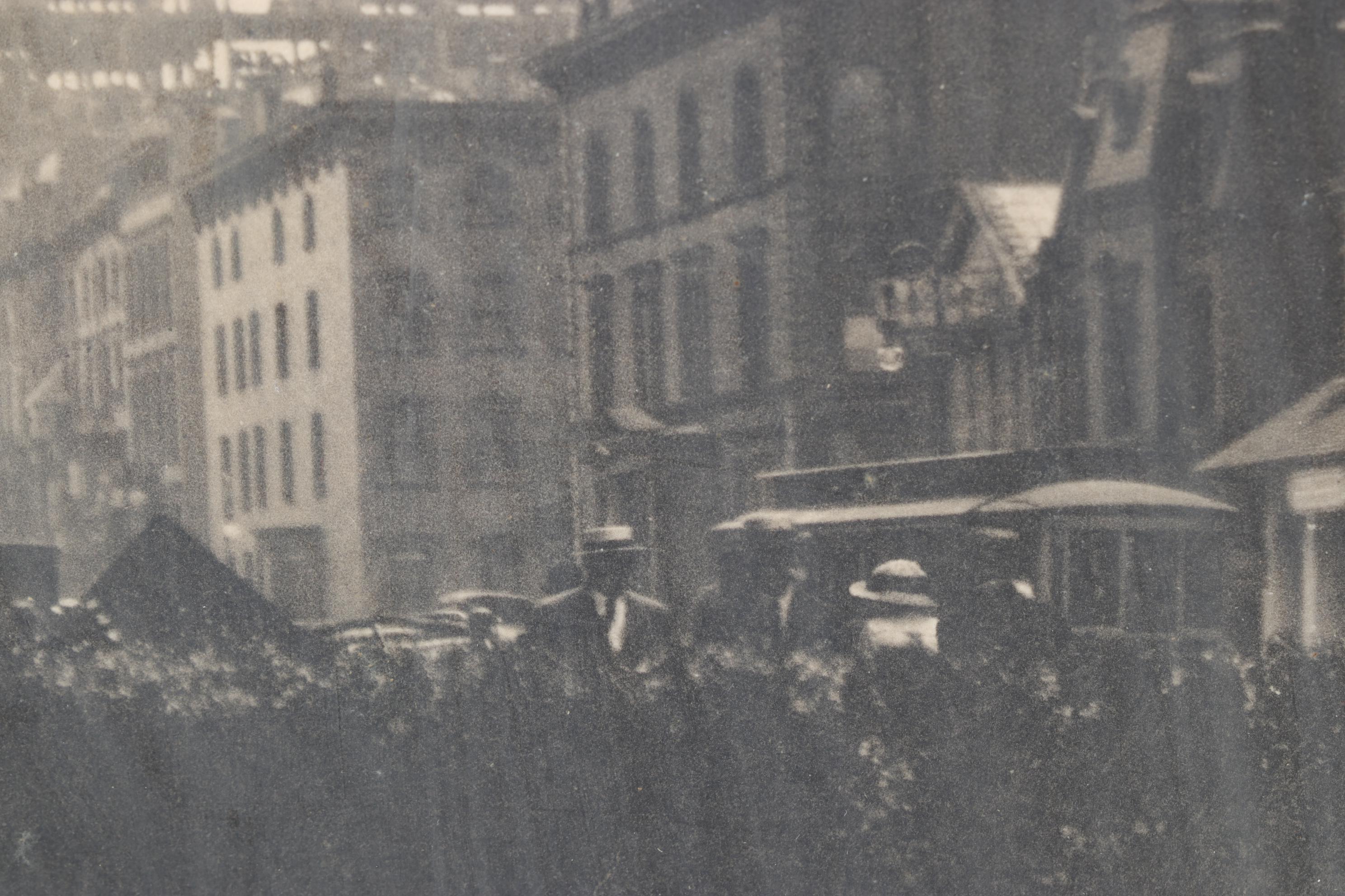 Alfred Stieglitz Photogravure "Old And New New York," 1911