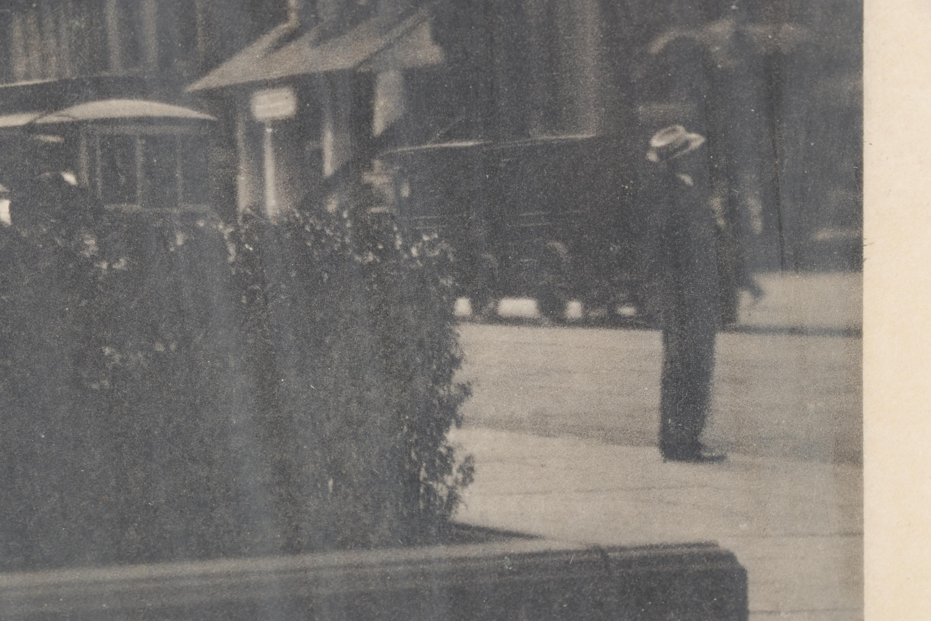 Alfred Stieglitz Photogravure "Old And New New York," 1911