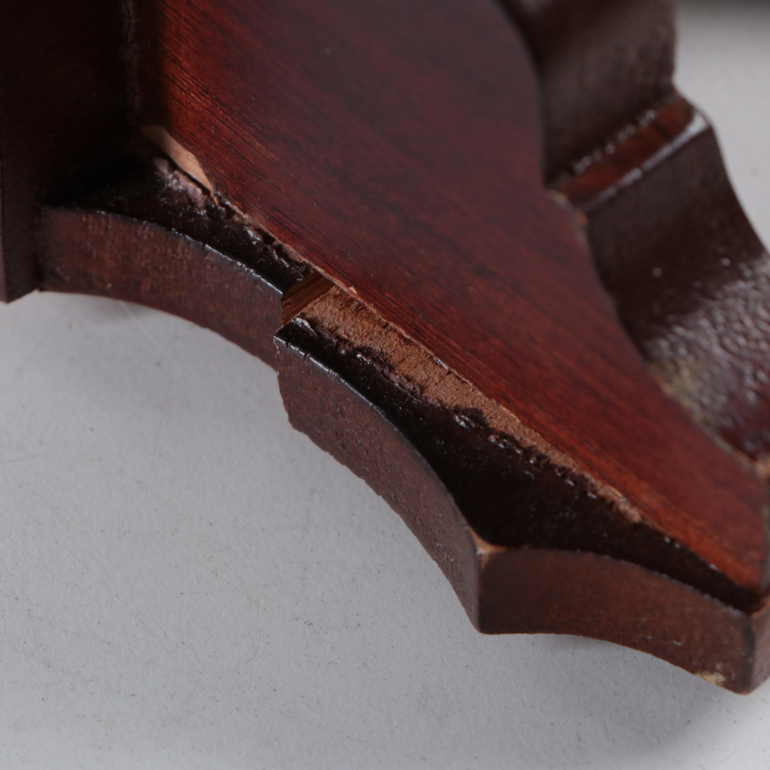 Coca-Cola Wooden Advertising Wall Clock, Late 20th Century