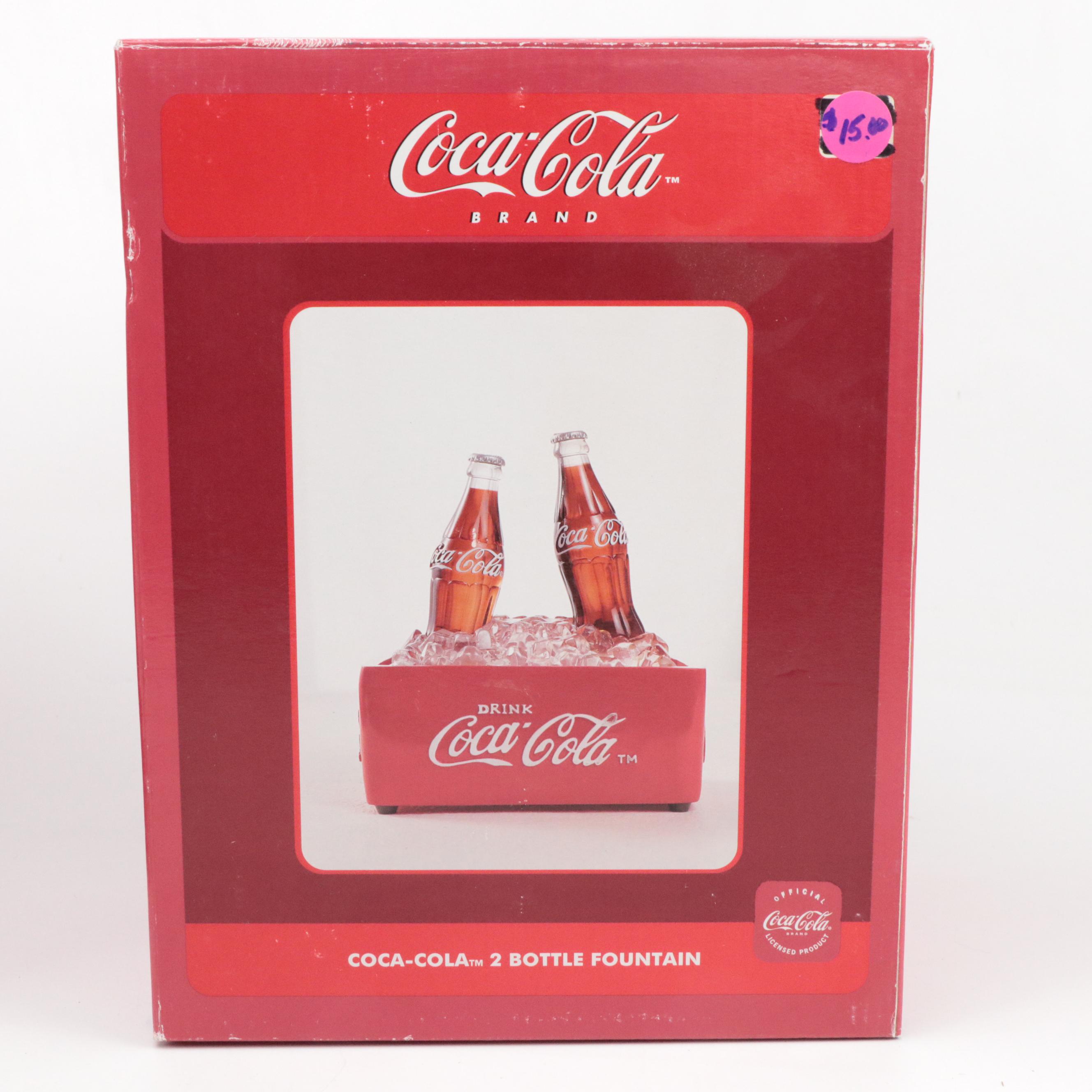 Coca-Cola Finished Wood Radio and Plastic Table Lamp with More