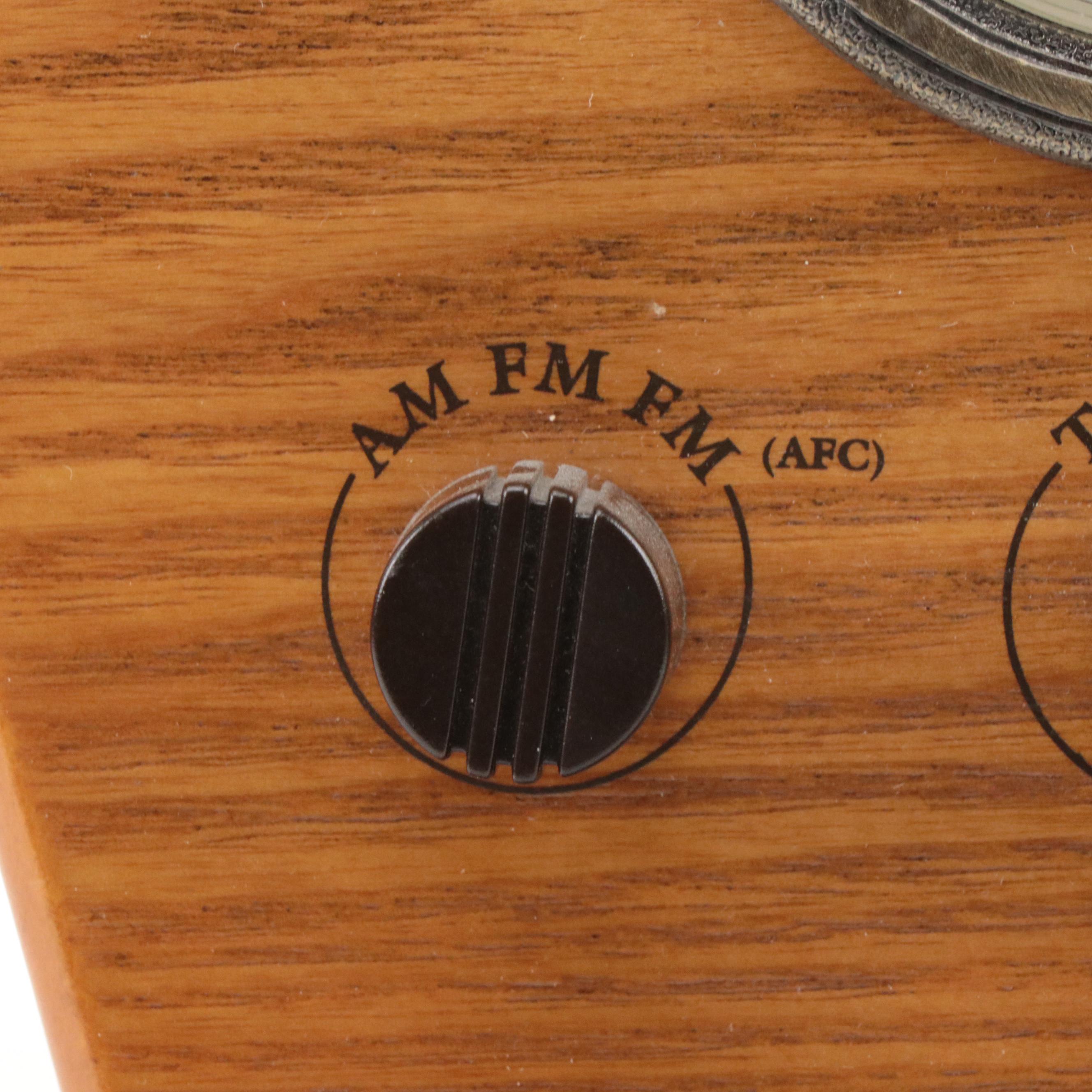 Coca-Cola Finished Wood Radio and Plastic Table Lamp with More