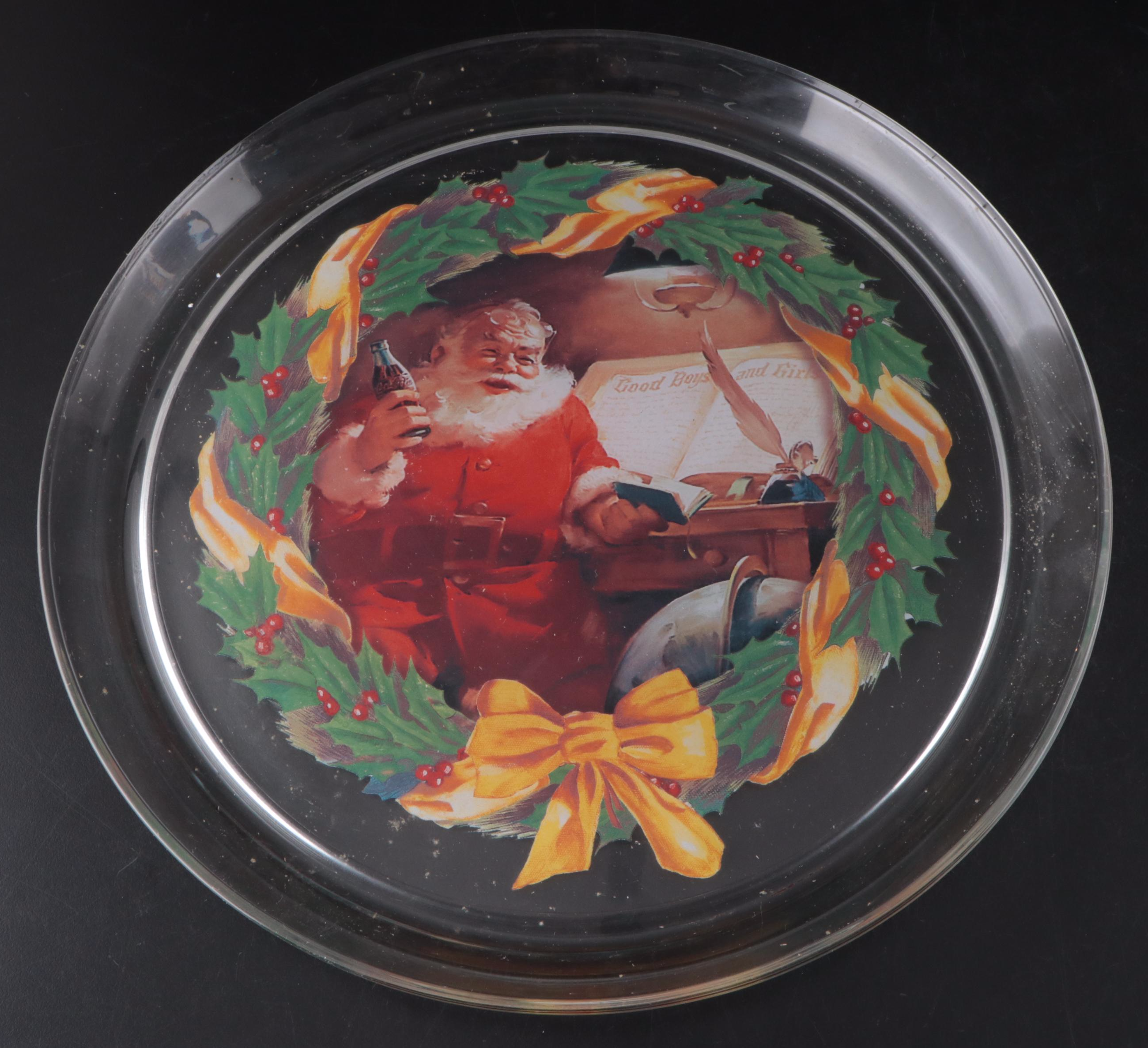 Coca-Cola Polar Bear Cookie Jar with Ornaments, Cookie Platter and More