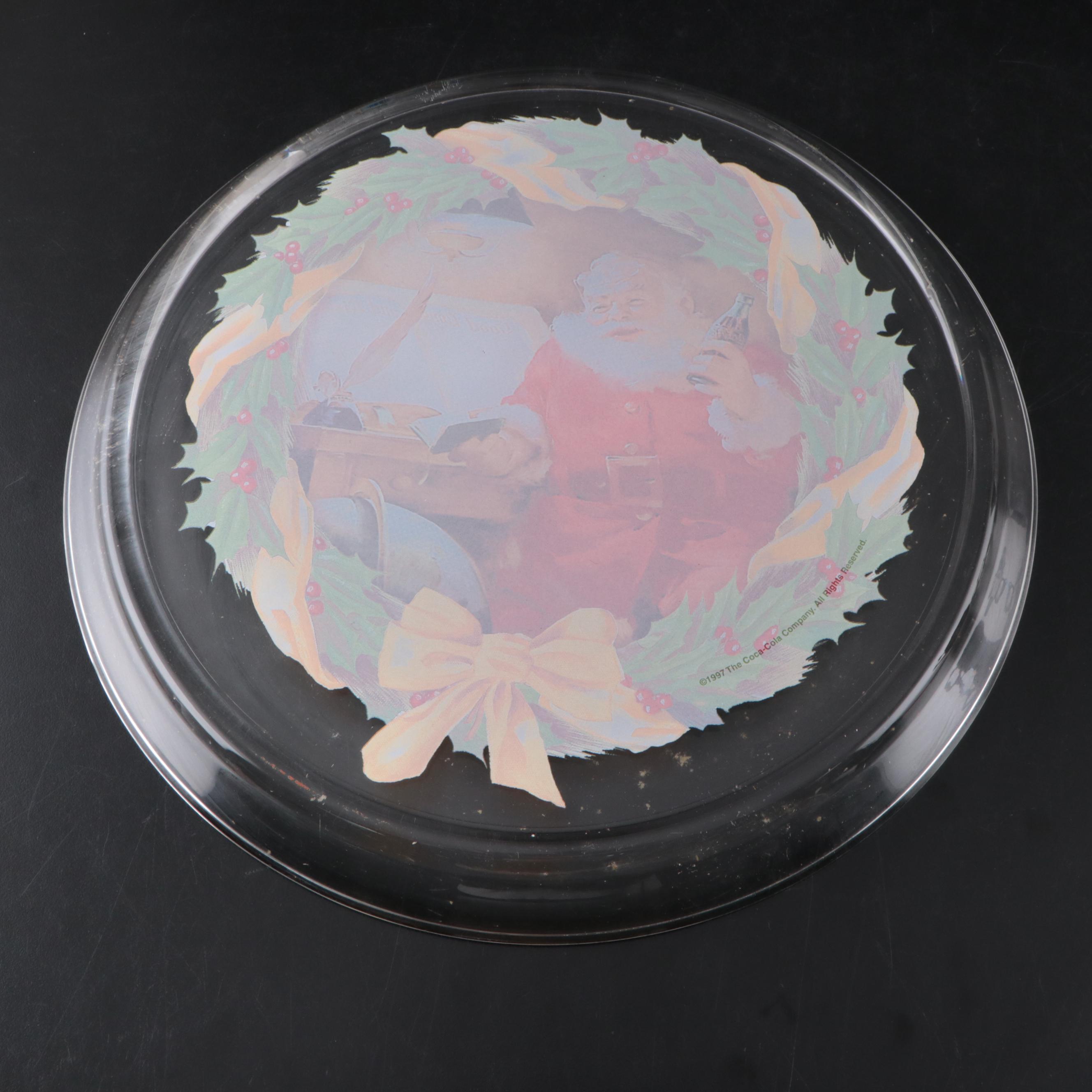 Coca-Cola Polar Bear Cookie Jar with Ornaments, Cookie Platter and More