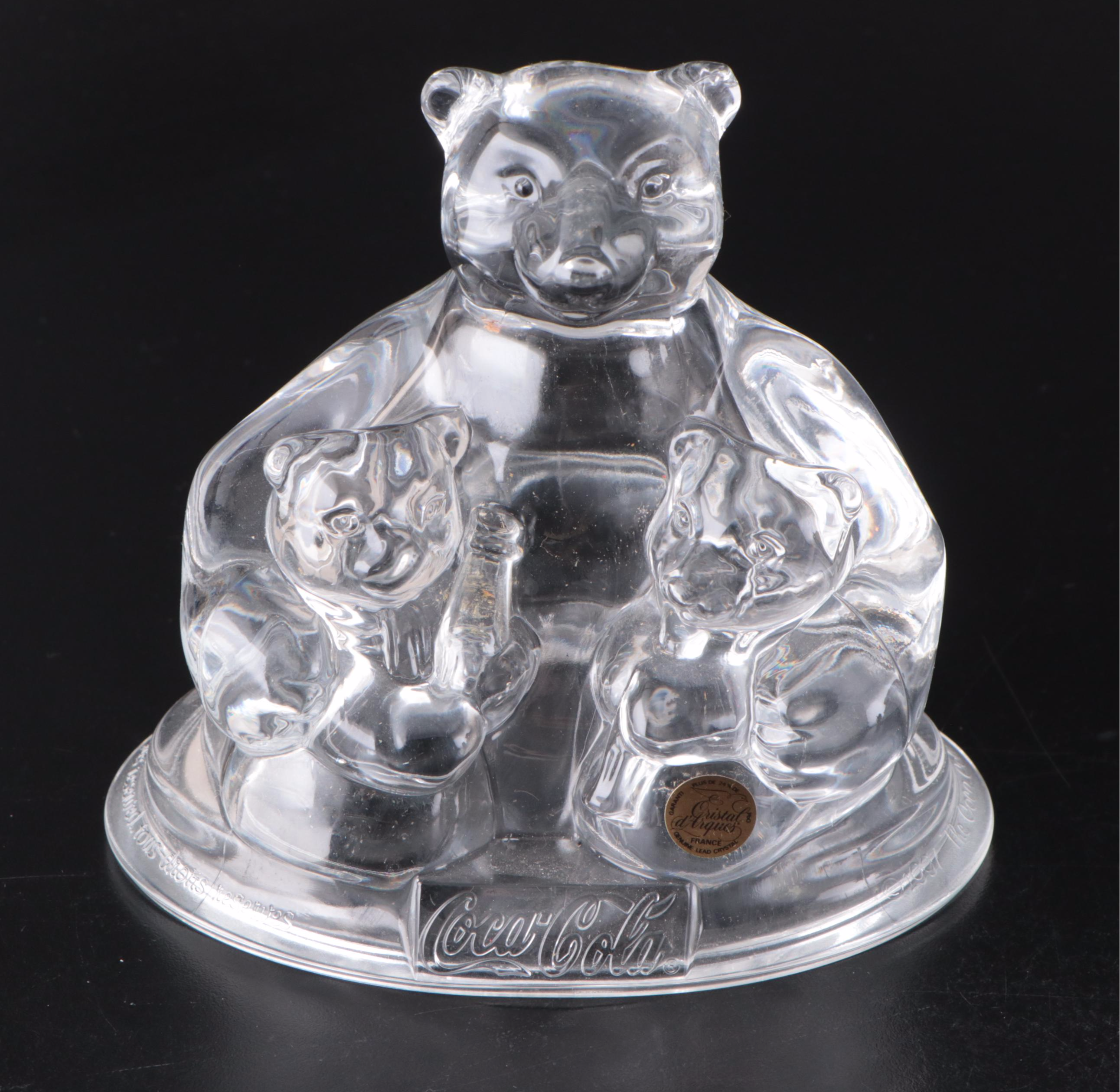 Coca-Cola Polar Bear Cookie Jar with Ornaments, Cookie Platter and More