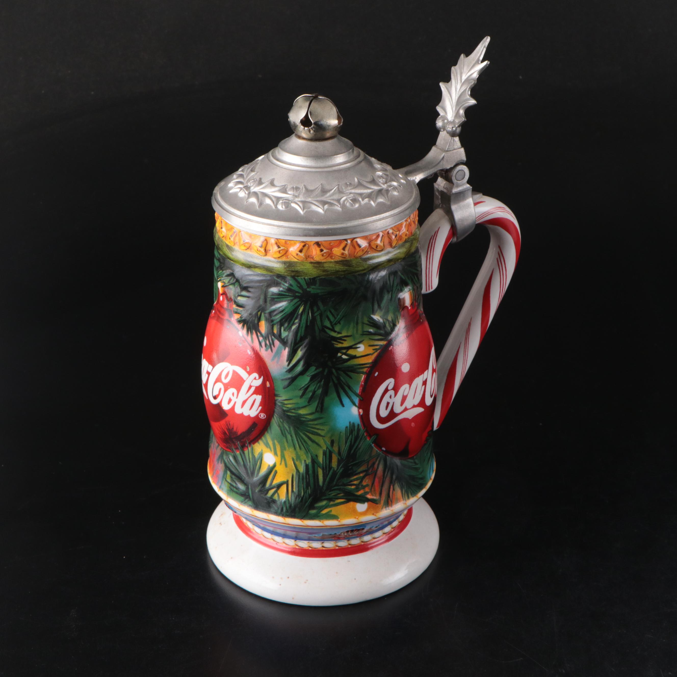 Coca-Cola Polar Bear Cookie Jar with Ornaments, Cookie Platter and More