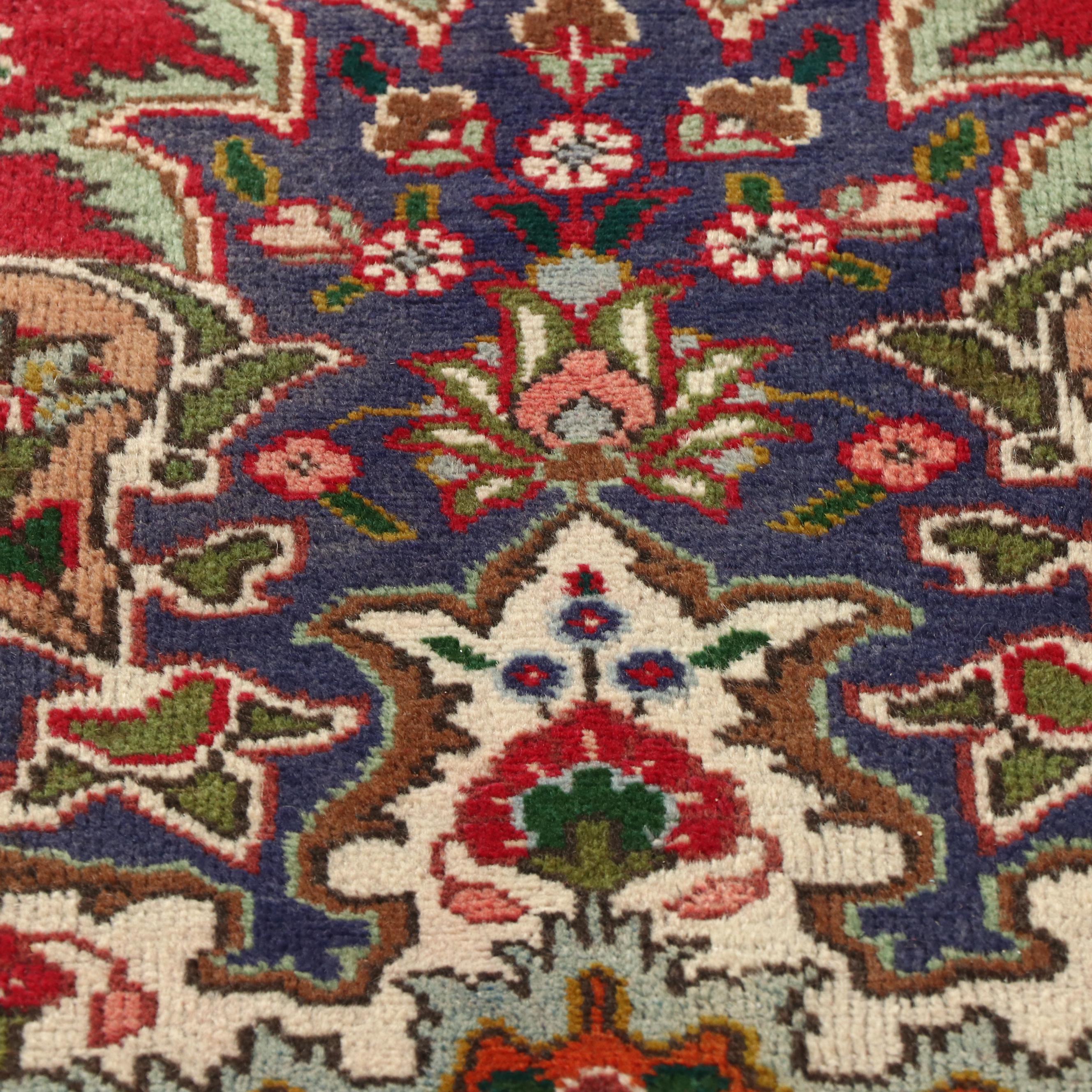 9'9 x 12'11 Hand-Knotted Persian Tabriz Room-Sized Rug