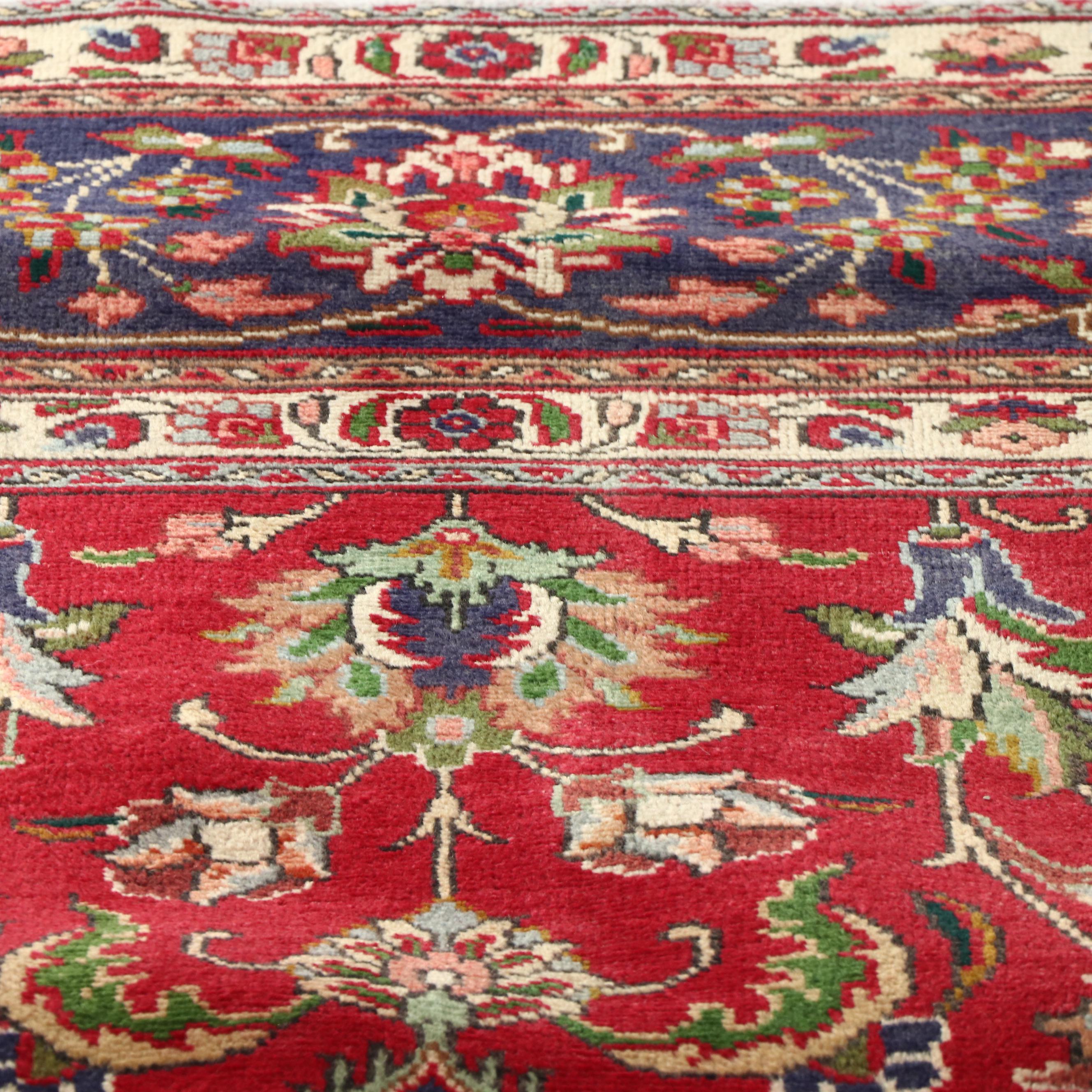 9'9 x 12'11 Hand-Knotted Persian Tabriz Room-Sized Rug