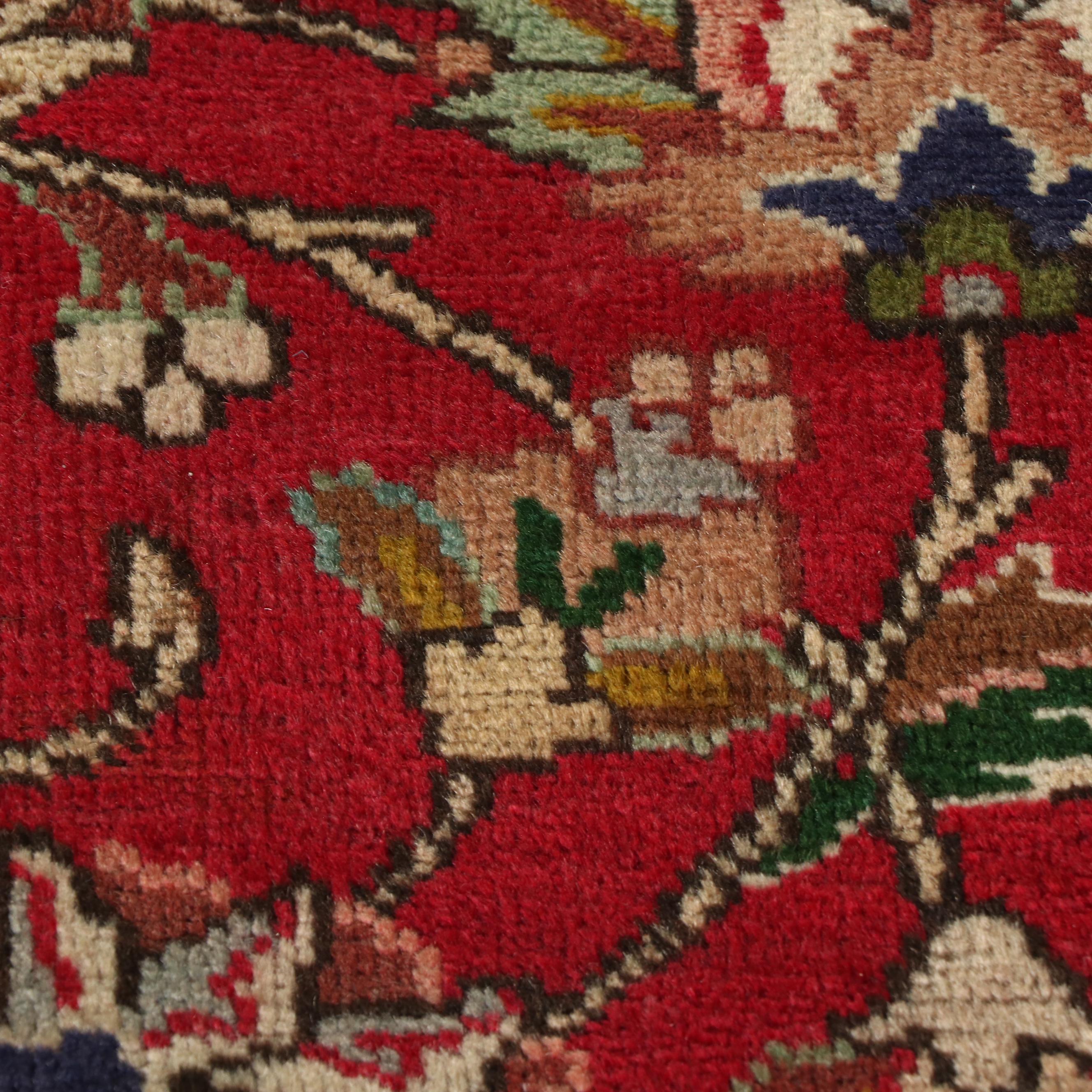 9'9 x 12'11 Hand-Knotted Persian Tabriz Room-Sized Rug